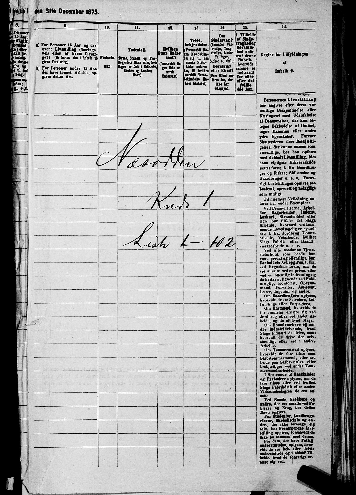 RA, 1875 census for 0216P Nesodden, 1875, p. 20