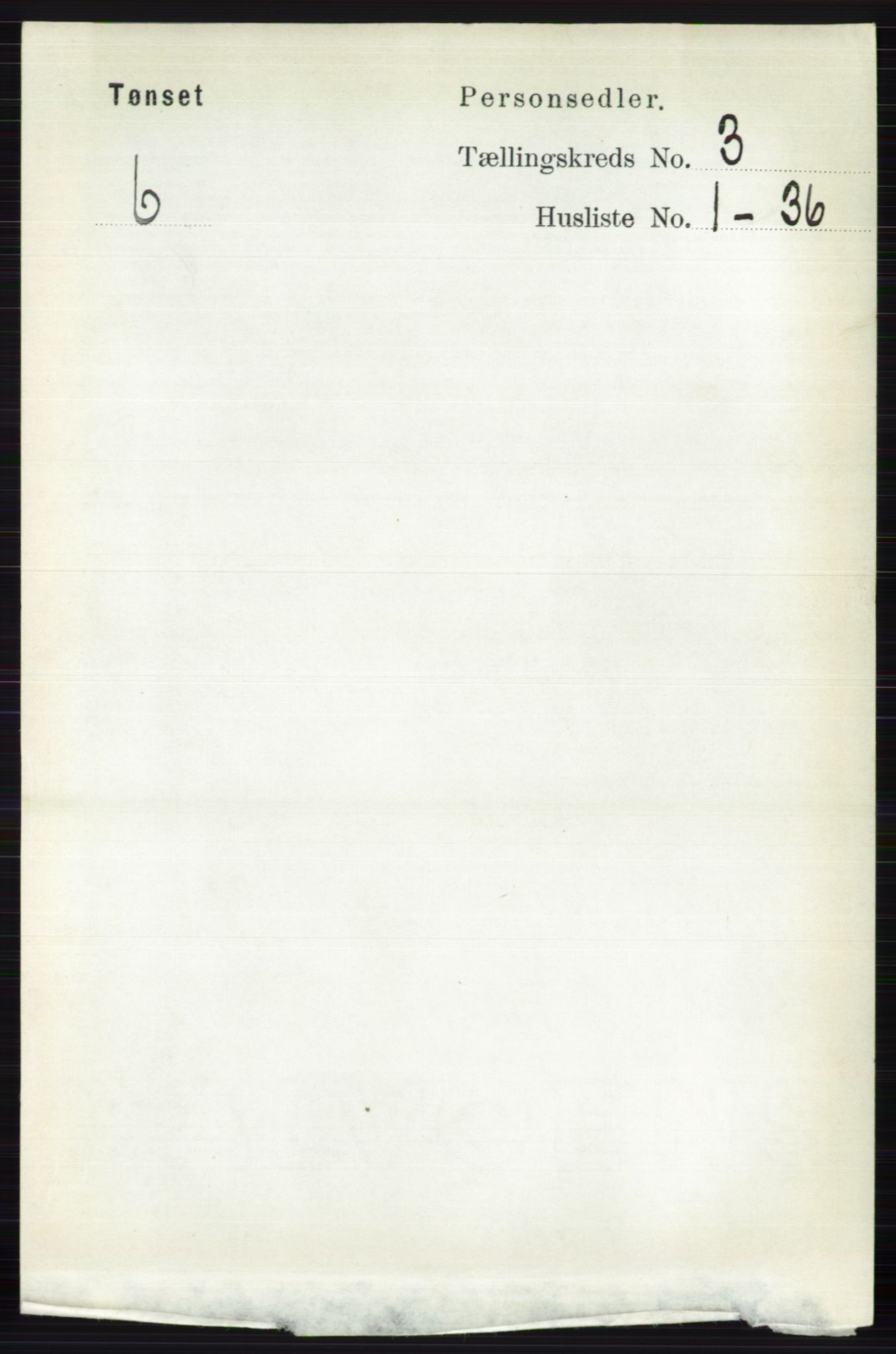 RA, 1891 census for 0437 Tynset, 1891, p. 581