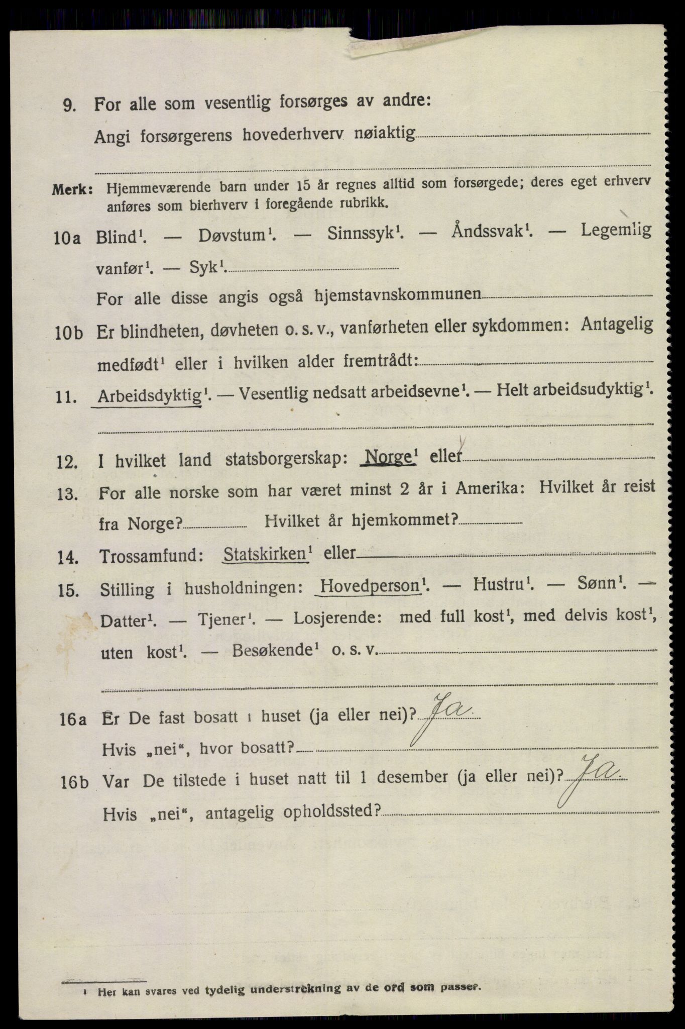 SAKO, 1920 census for Andebu, 1920, p. 4455