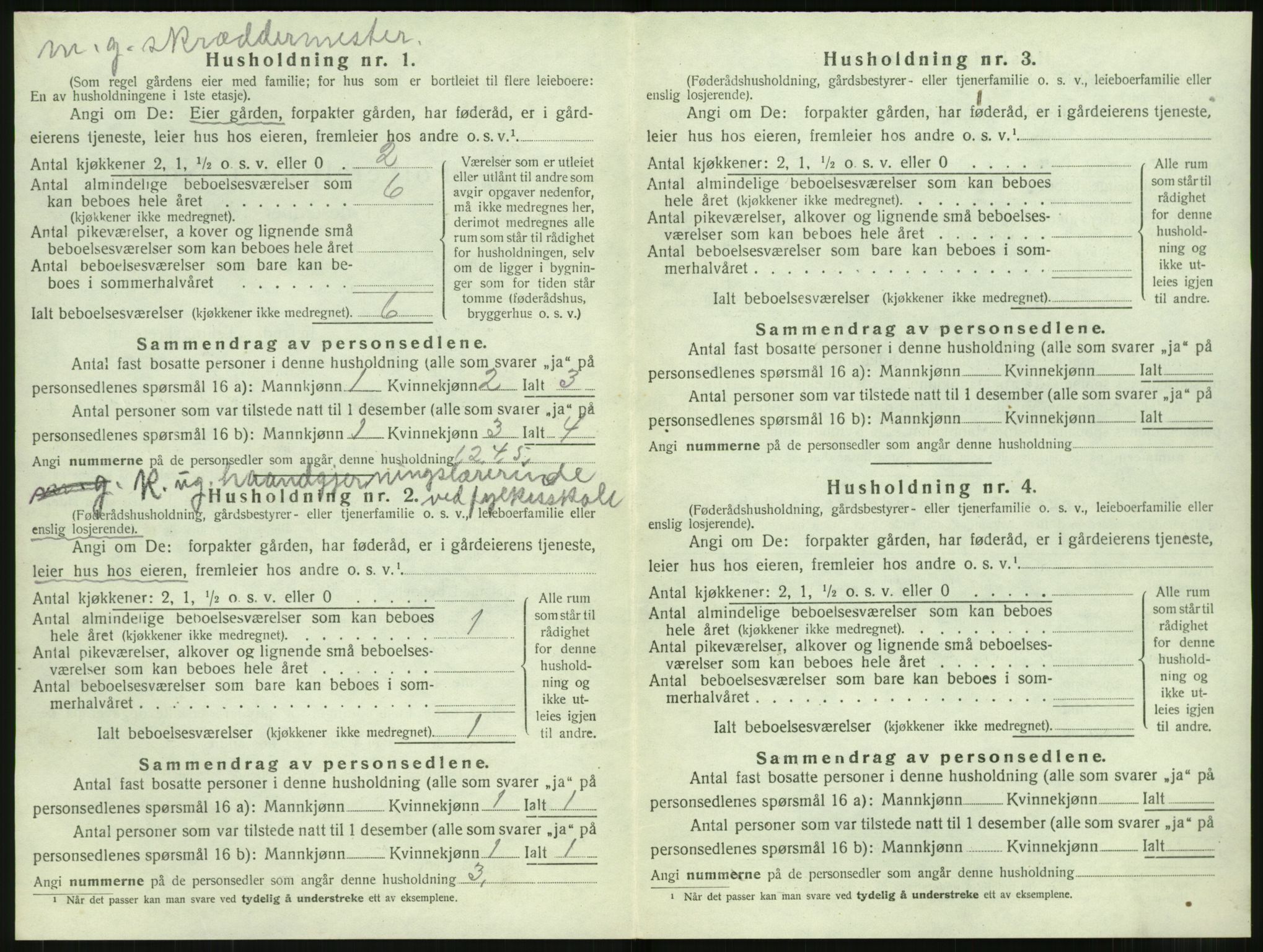 SAT, 1920 census for Ørskog, 1920, p. 417