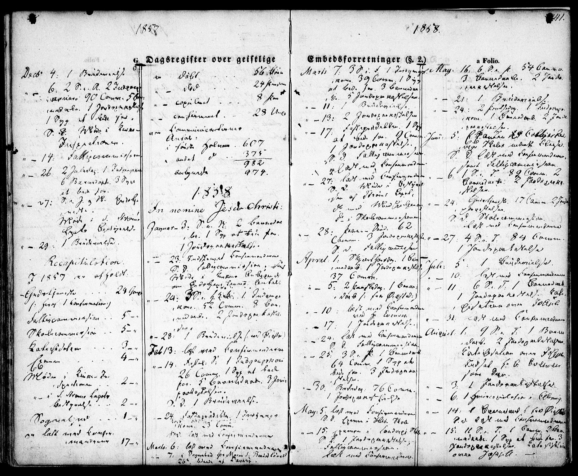 Hisøy sokneprestkontor, SAK/1111-0020/F/Fa/L0001: Parish register (official) no. A 1, 1849-1871, p. 241