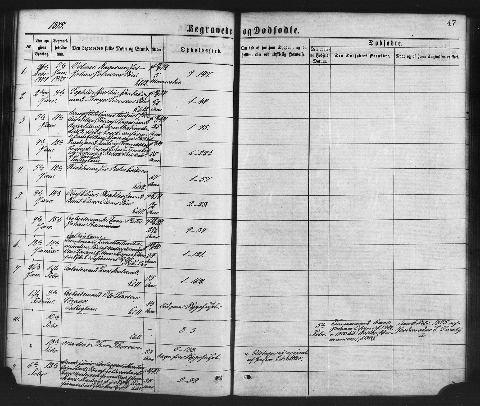 Nykirken Sokneprestembete, SAB/A-77101/H/Haa/L0043: Parish register (official) no. E 3, 1869-1882, p. 47