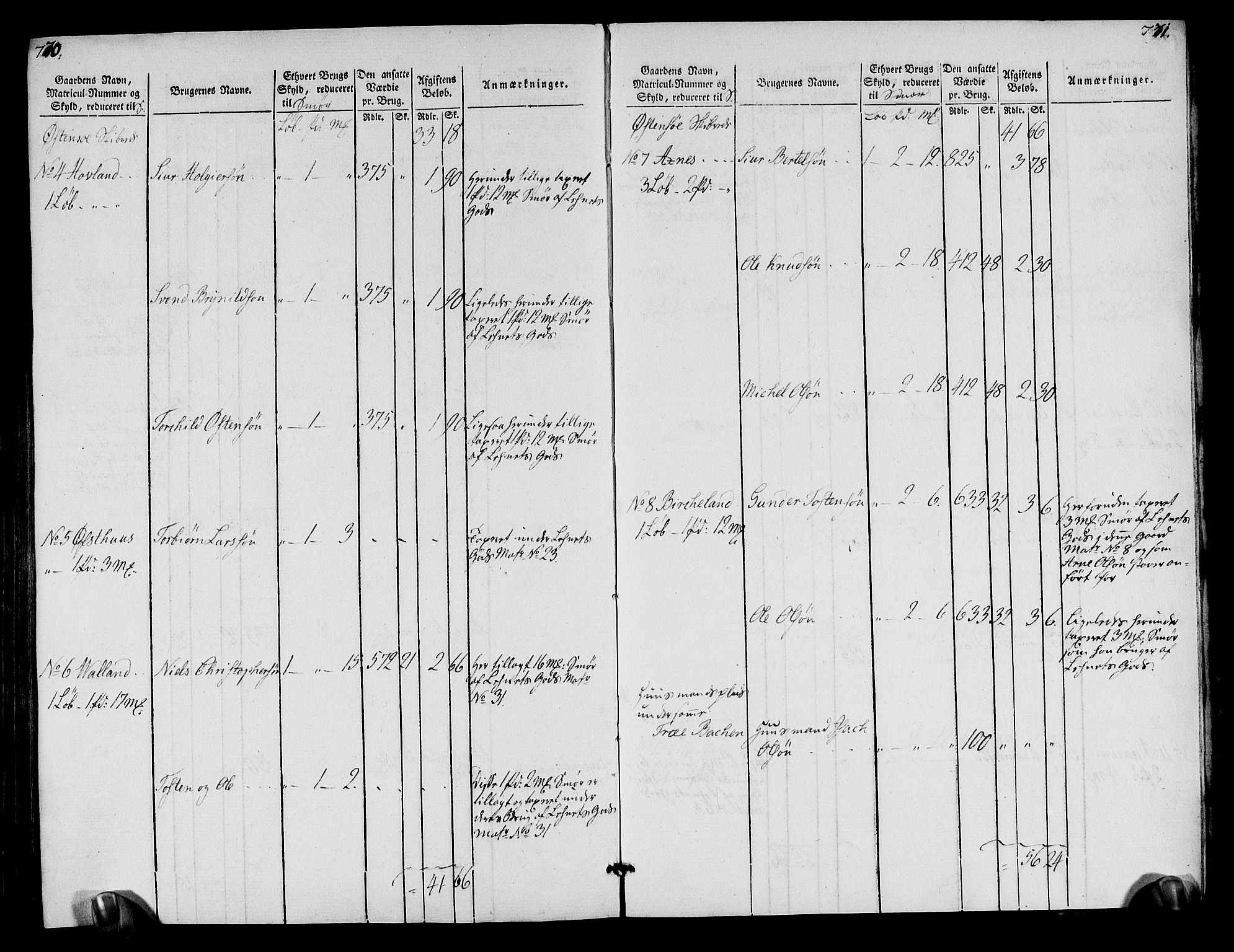 Rentekammeret inntil 1814, Realistisk ordnet avdeling, AV/RA-EA-4070/N/Ne/Nea/L0109: Sunnhordland og Hardanger fogderi. Oppebørselsregister, 1803-1804, p. 390