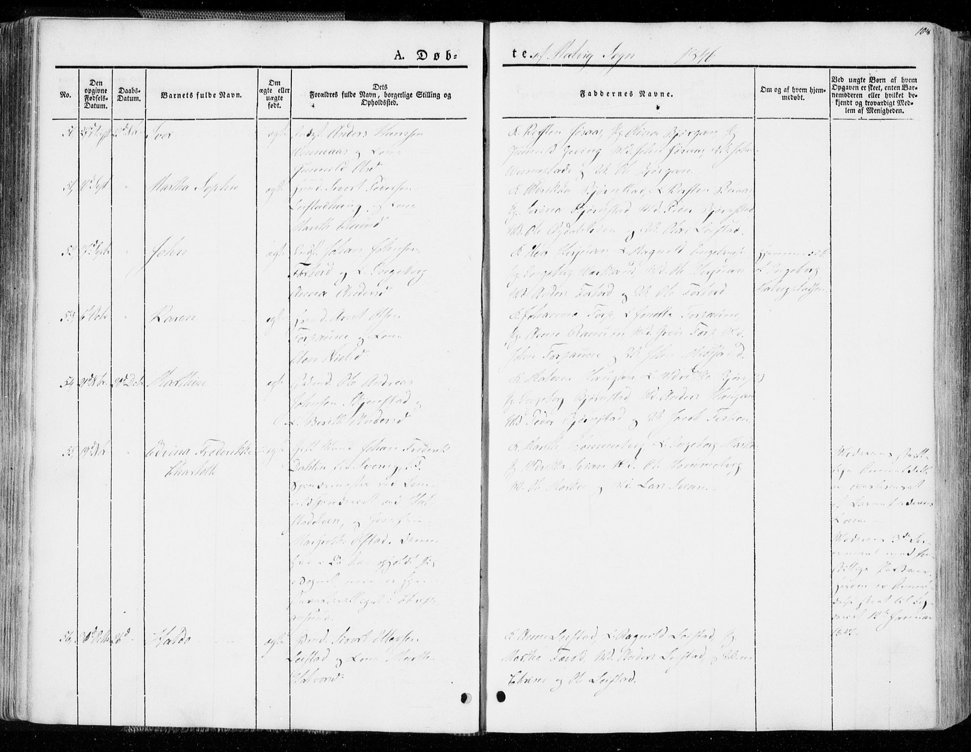 Ministerialprotokoller, klokkerbøker og fødselsregistre - Sør-Trøndelag, AV/SAT-A-1456/606/L0290: Parish register (official) no. 606A05, 1841-1847, p. 108