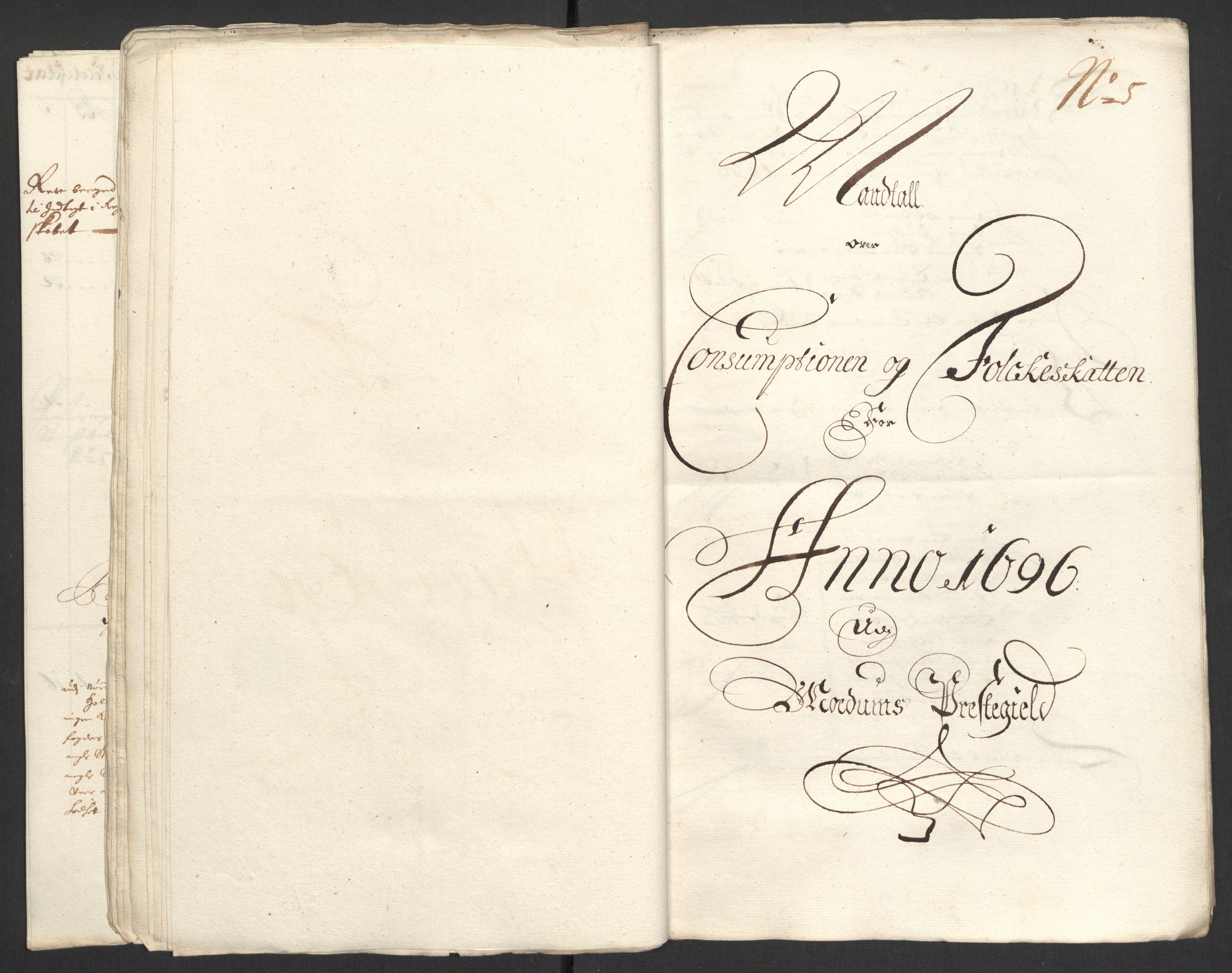 Rentekammeret inntil 1814, Reviderte regnskaper, Fogderegnskap, AV/RA-EA-4092/R22/L1453: Fogderegnskap Ringerike, Hallingdal og Buskerud, 1696, p. 283