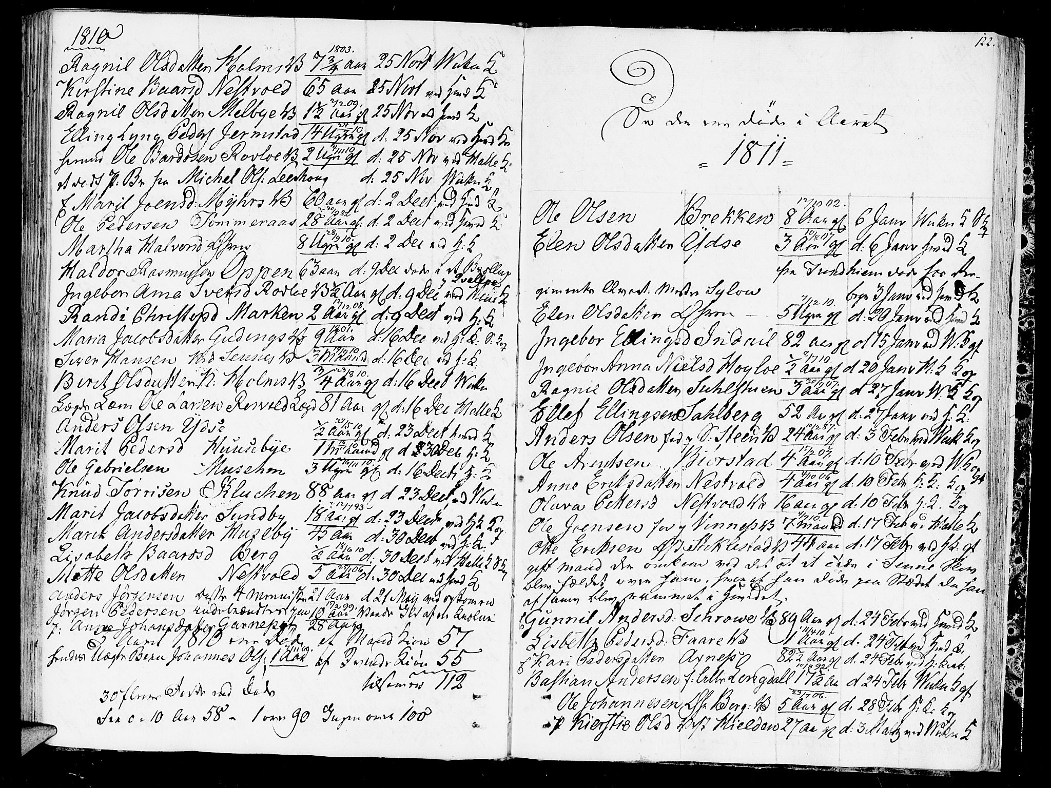 Ministerialprotokoller, klokkerbøker og fødselsregistre - Nord-Trøndelag, SAT/A-1458/723/L0233: Parish register (official) no. 723A04, 1805-1816, p. 122