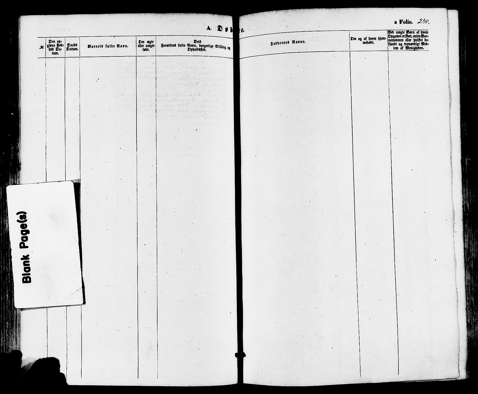 Eigersund sokneprestkontor, SAST/A-101807/S08/L0014: Parish register (official) no. A 13, 1866-1878, p. 240