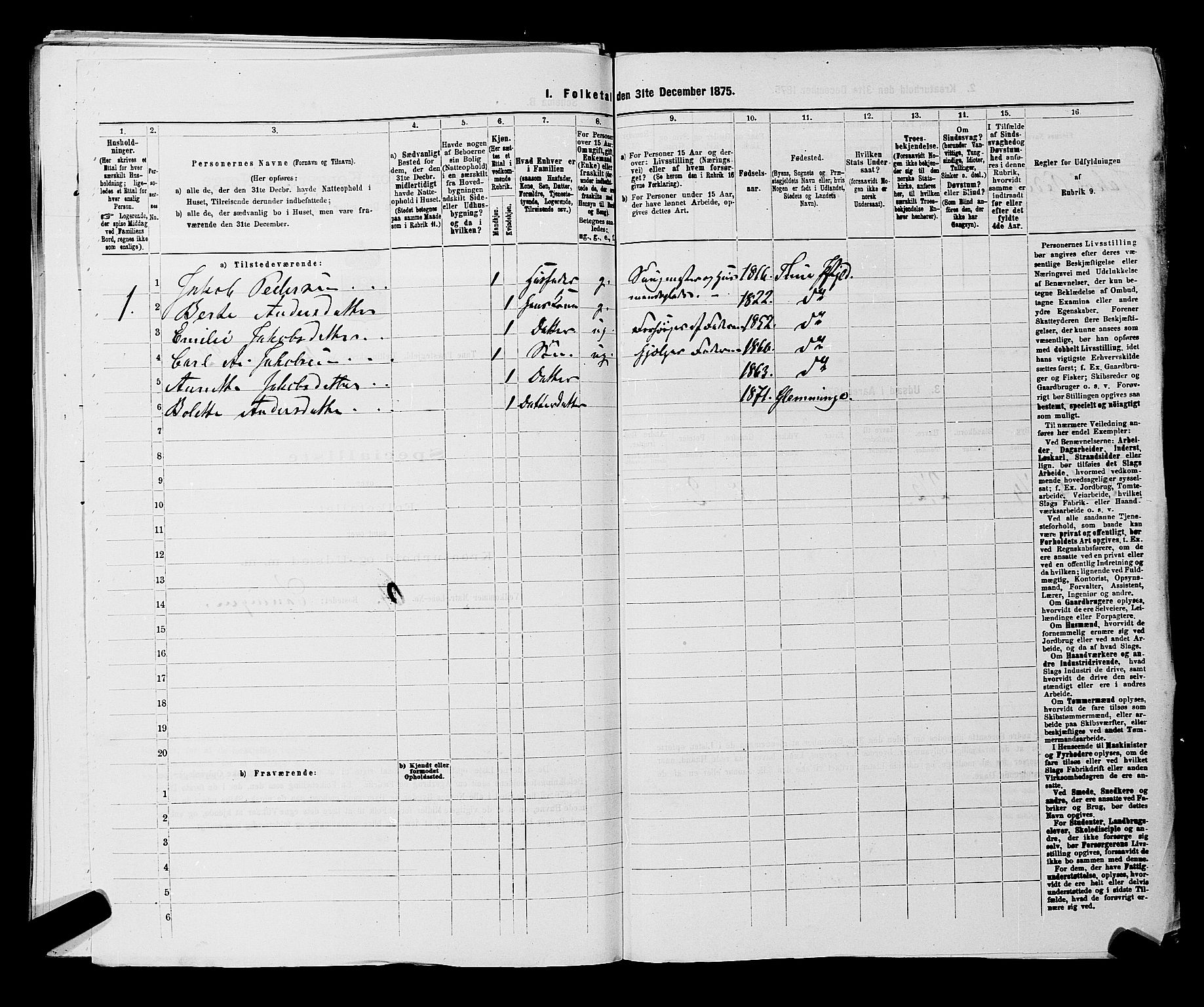 RA, 1875 census for 0130P Tune, 1875, p. 628