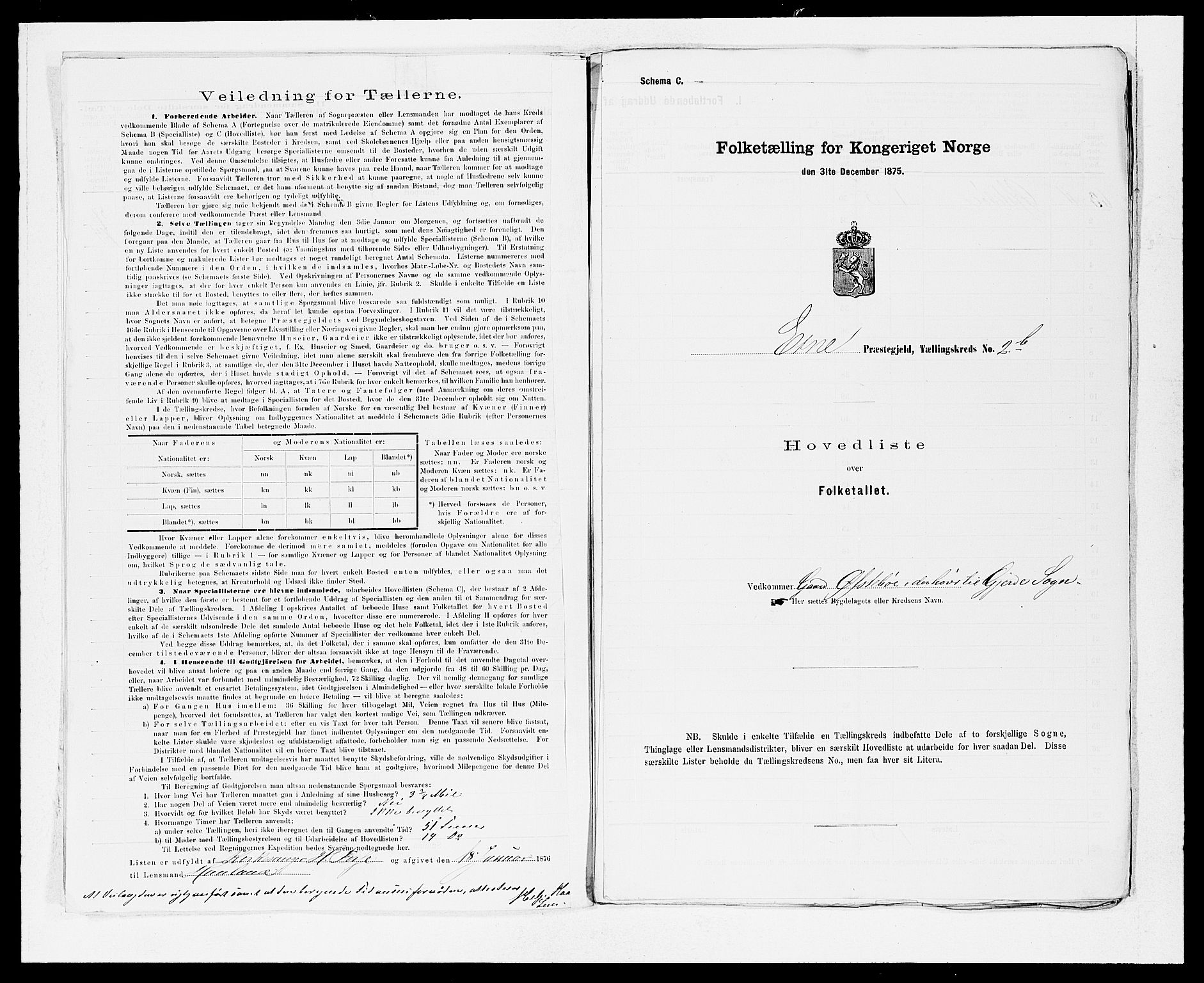 SAB, 1875 census for 1211P Etne, 1875, p. 6