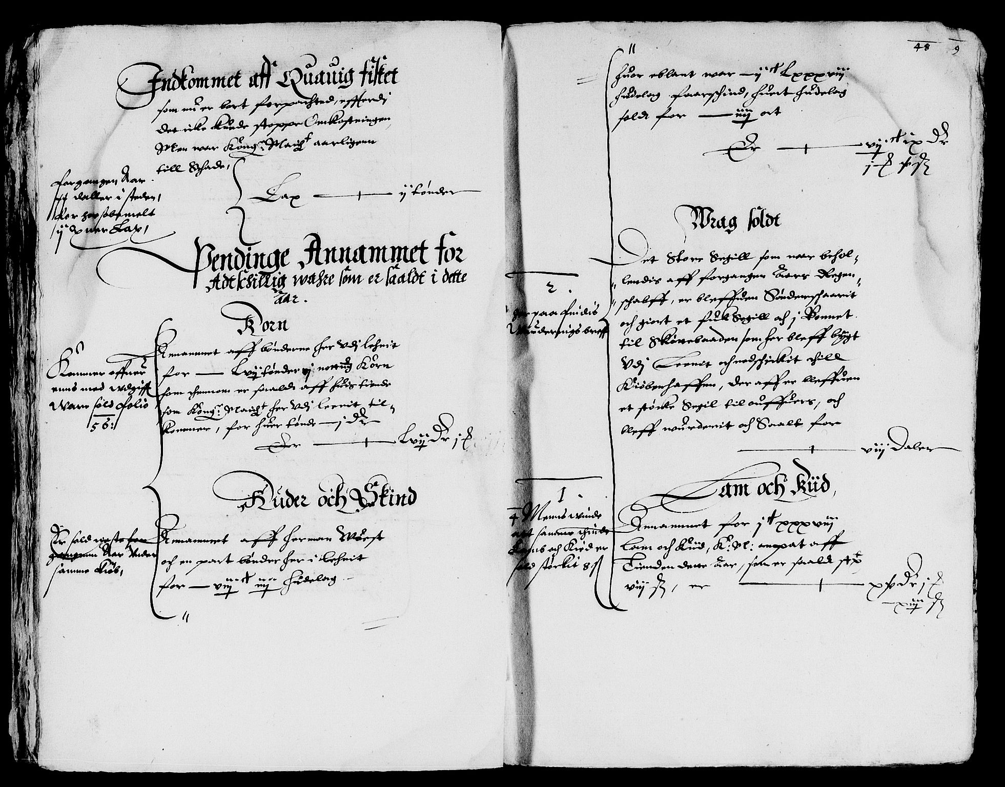 Rentekammeret inntil 1814, Reviderte regnskaper, Lensregnskaper, AV/RA-EA-5023/R/Rb/Rbr/L0003: Lista len, 1611-1614