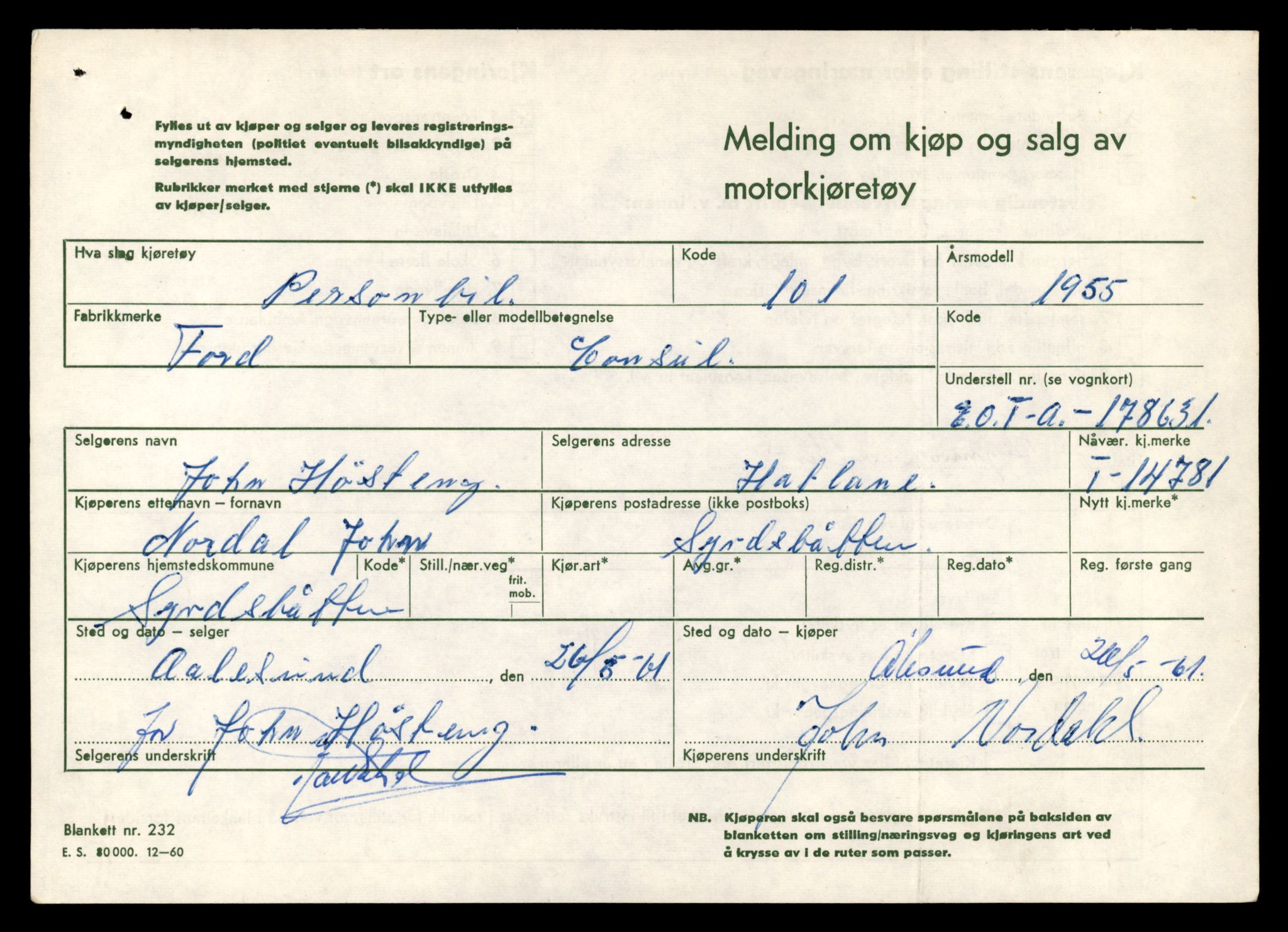 Møre og Romsdal vegkontor - Ålesund trafikkstasjon, AV/SAT-A-4099/F/Fe/L0048: Registreringskort for kjøretøy T 14721 - T 14863, 1927-1998, p. 1277
