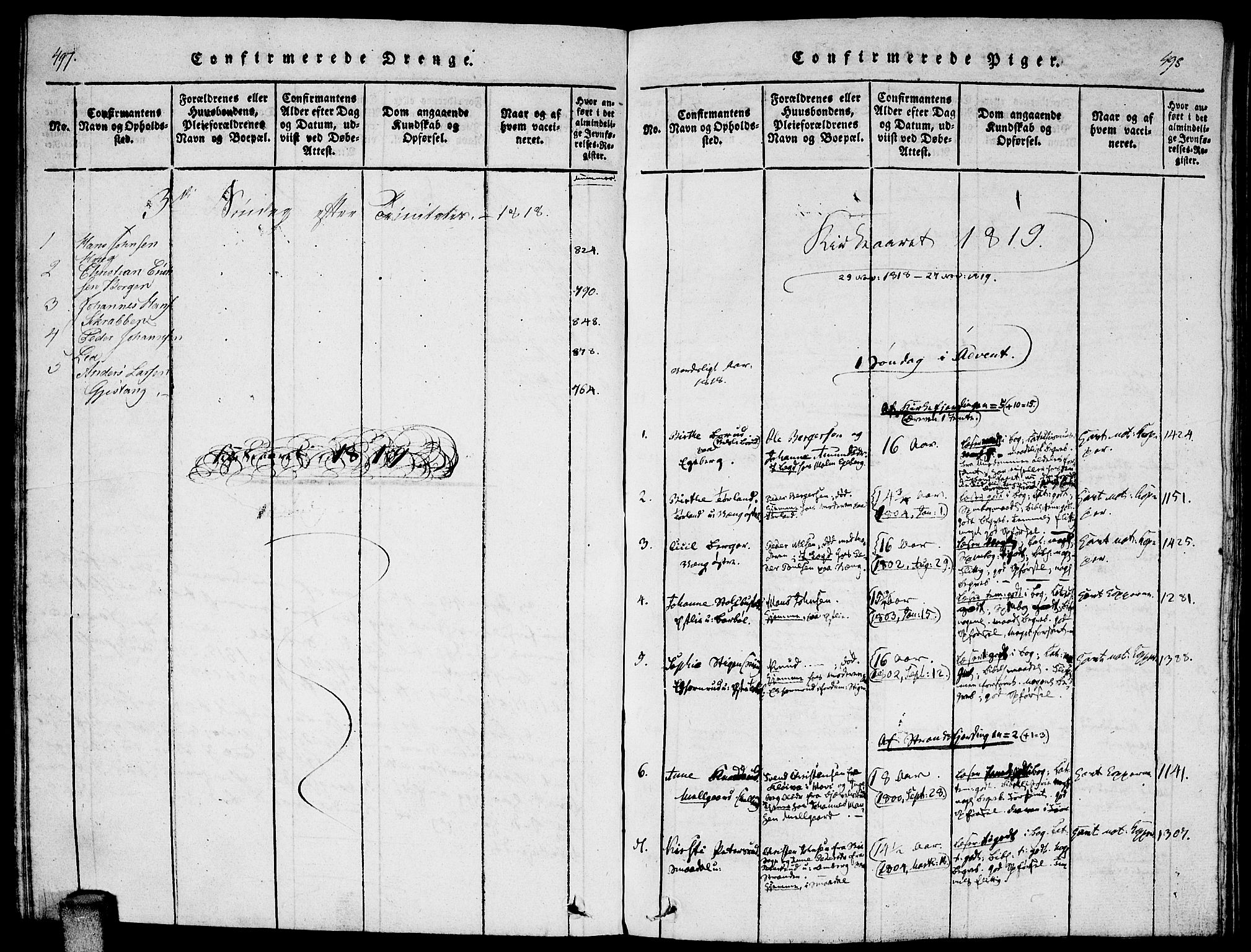 Enebakk prestekontor Kirkebøker, SAO/A-10171c/F/Fa/L0005: Parish register (official) no. I 5, 1790-1825, p. 497-498
