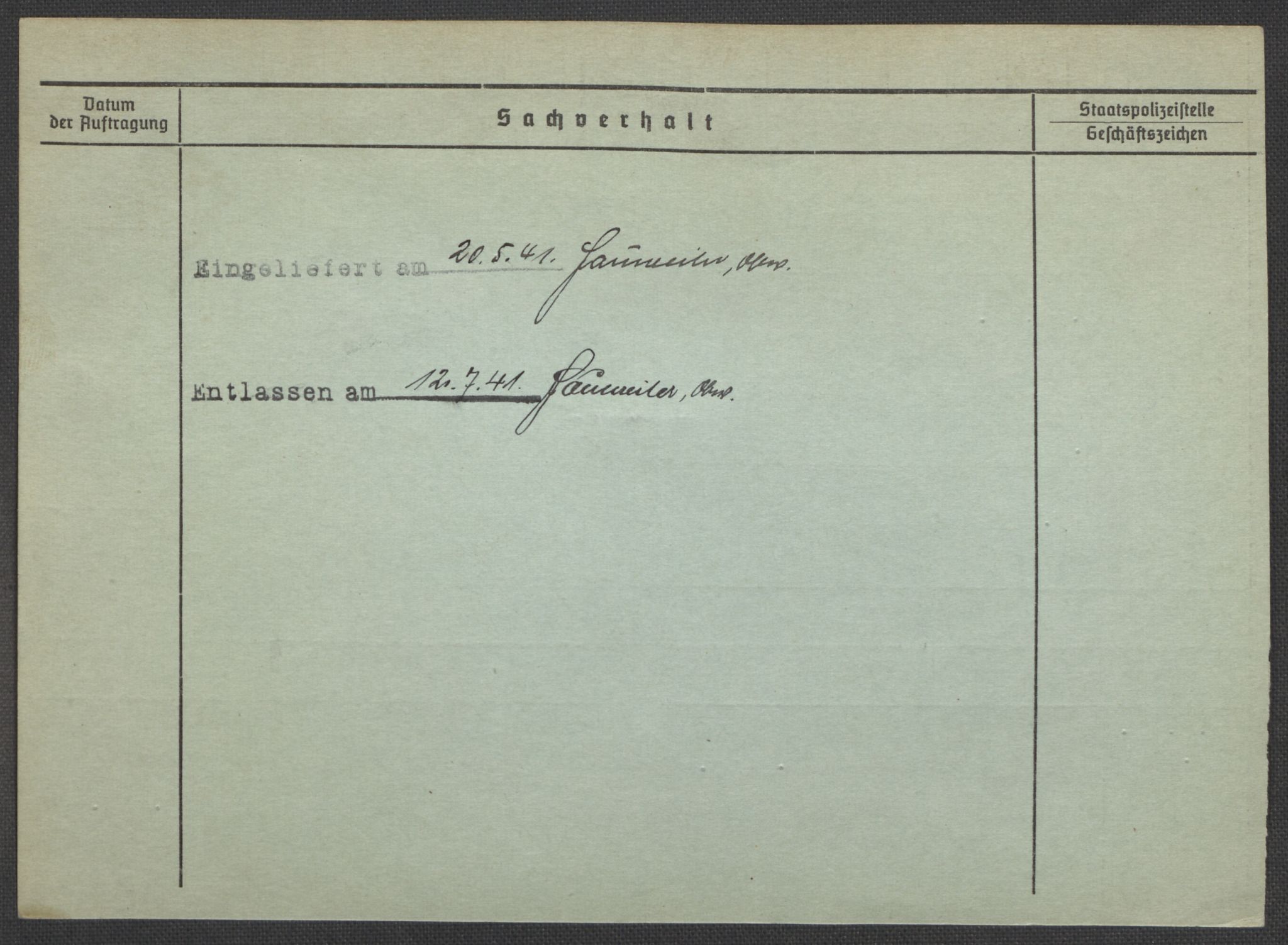 Befehlshaber der Sicherheitspolizei und des SD, AV/RA-RAFA-5969/E/Ea/Eaa/L0003: Register over norske fanger i Møllergata 19: Eng-Hag, 1940-1945, p. 173