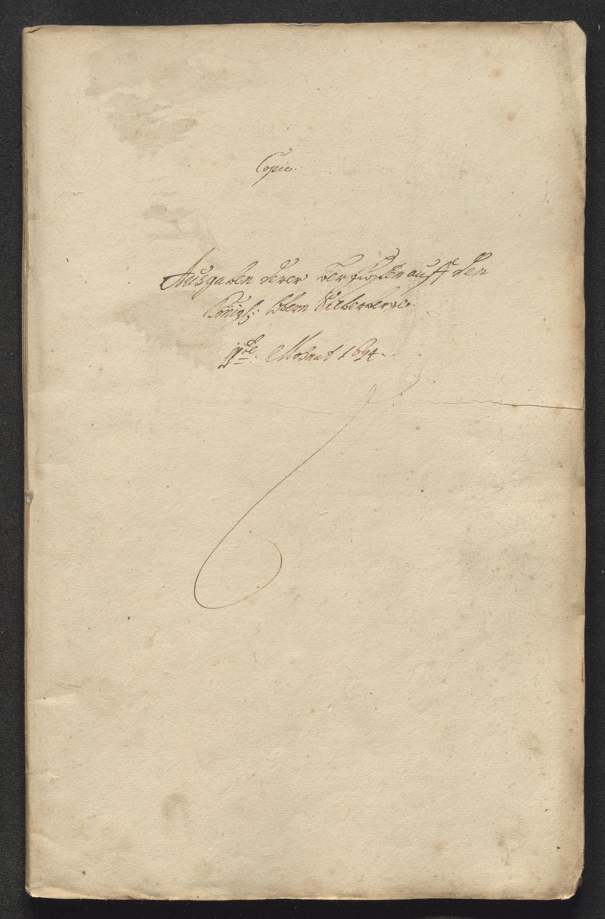 Kongsberg Sølvverk 1623-1816, SAKO/EA-3135/001/D/Dc/Dcd/L0067: Utgiftsregnskap for gruver m.m. , 1694, p. 468