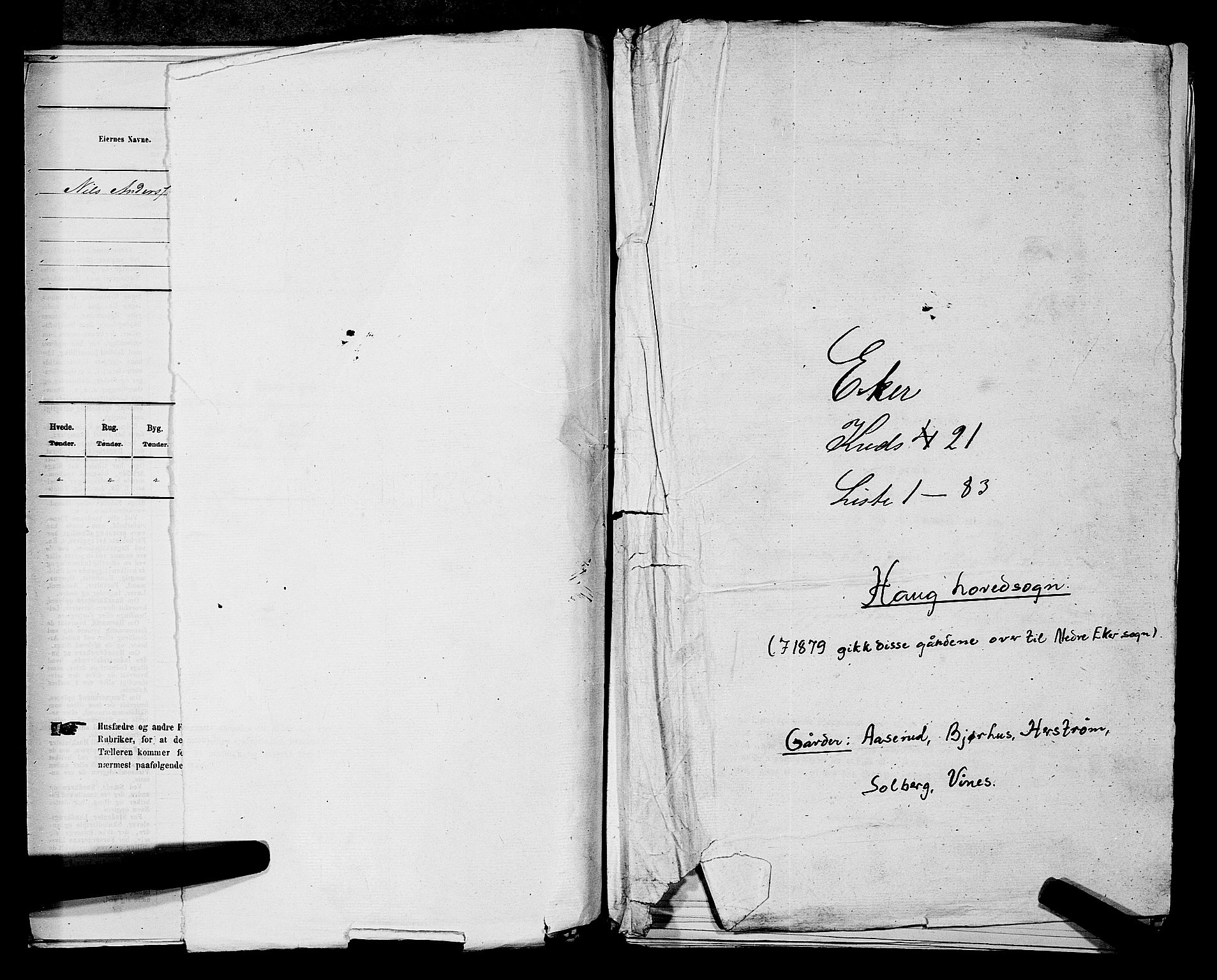 SAKO, 1875 census for 0624P Eiker, 1875, p. 3785