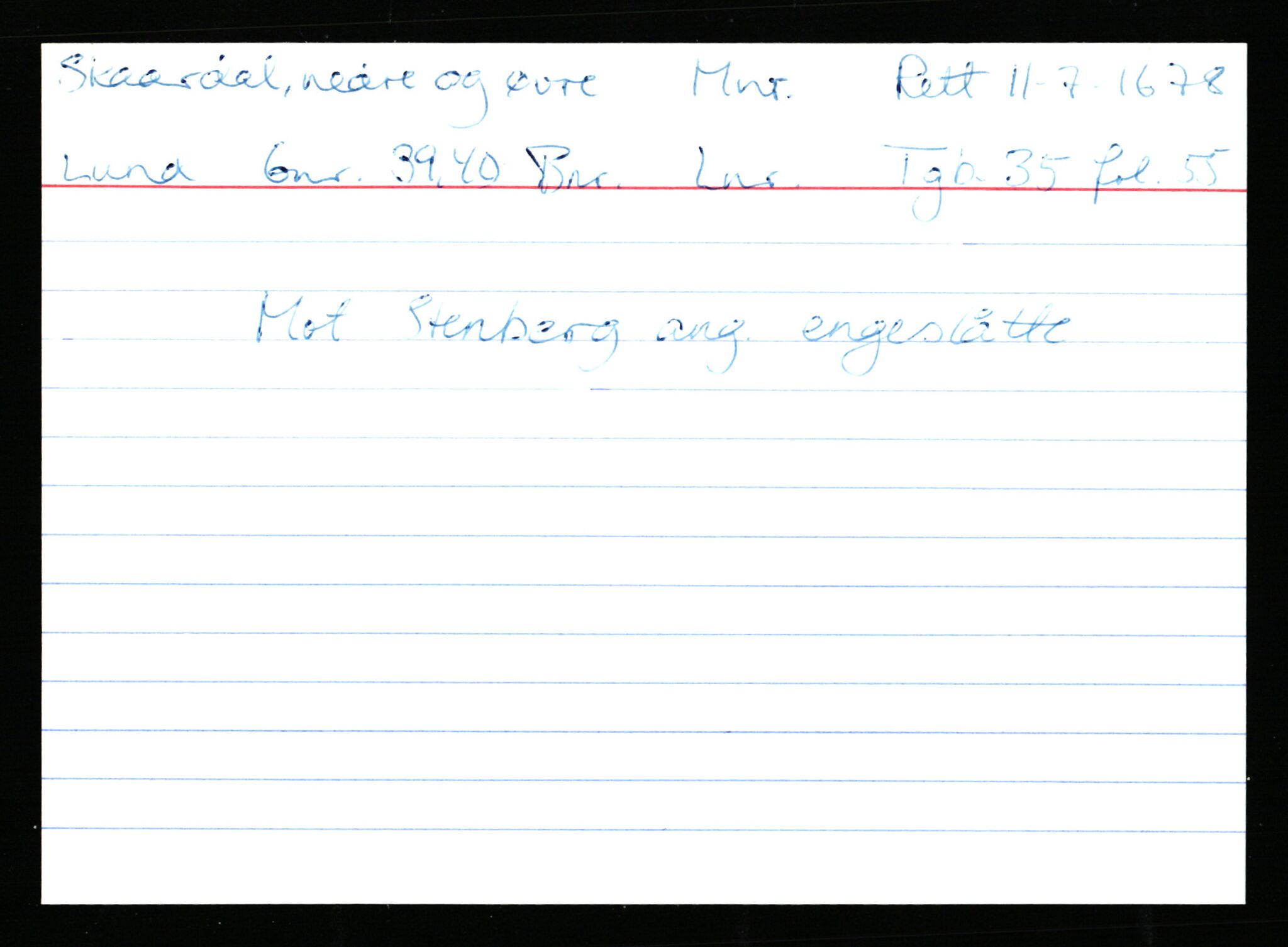 Statsarkivet i Stavanger, AV/SAST-A-101971/03/Y/Ym/L0053: Åstedskort sortert etter gårdsnavn: Skudeneshavn - Solbjør, 1600-1950, p. 219