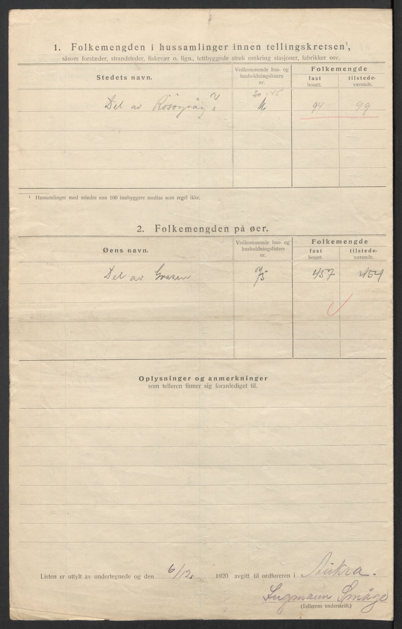 SAT, 1920 census for Aukra, 1920, p. 12