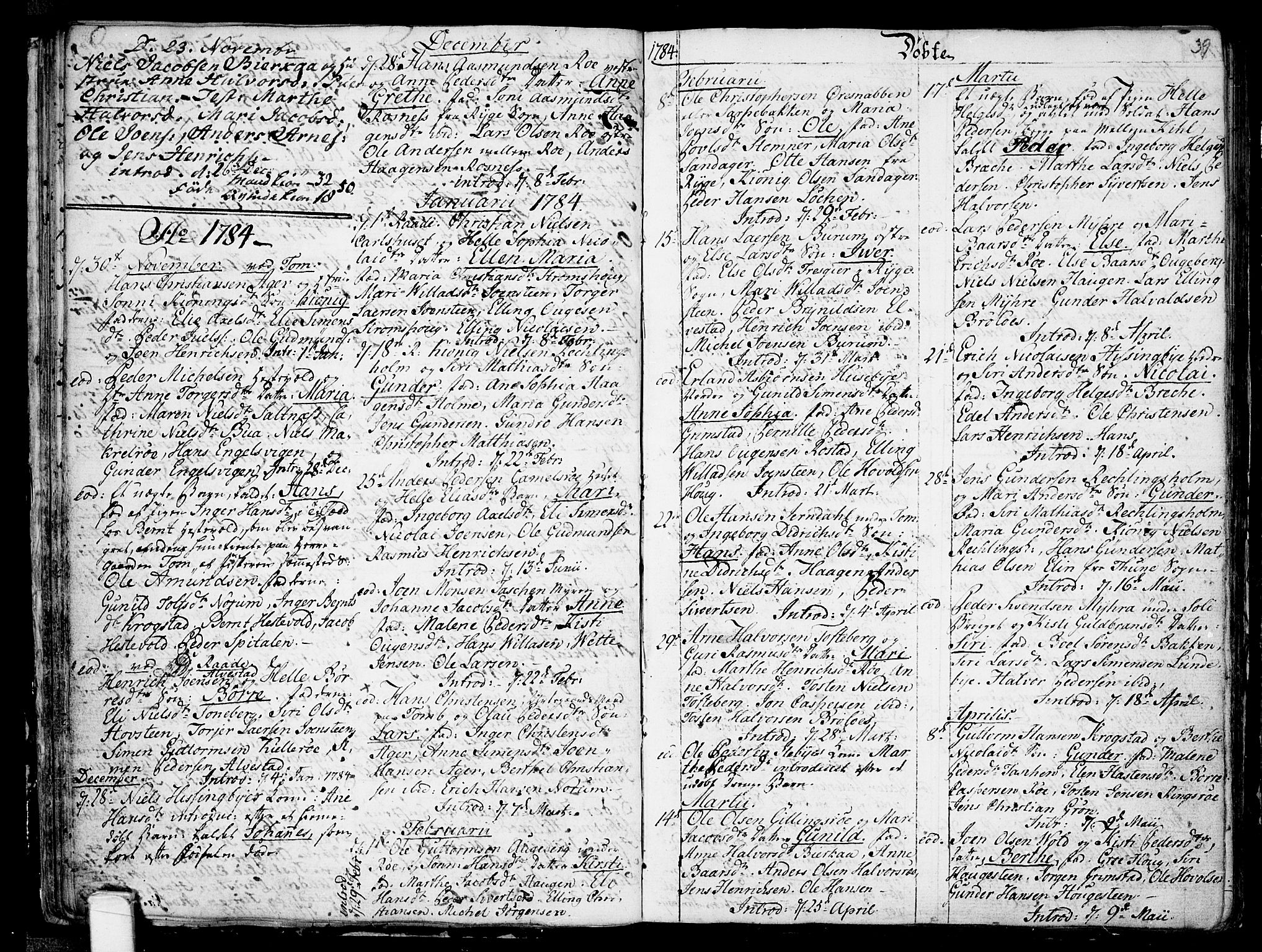 Råde prestekontor kirkebøker, AV/SAO-A-2009/F/Fa/L0002: Parish register (official) no. 2, 1762-1806, p. 39