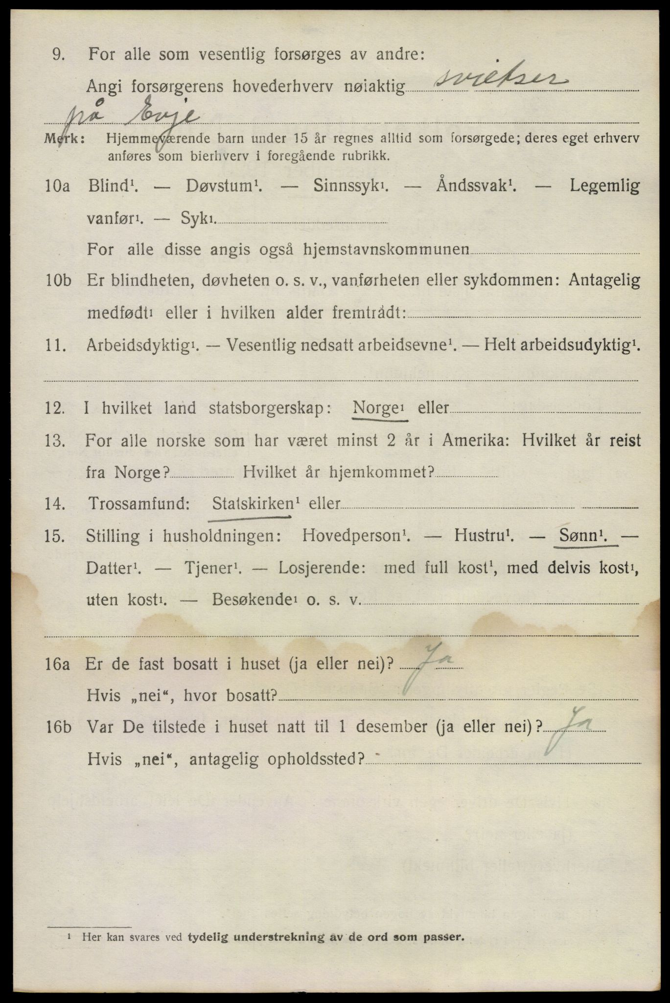 SAO, 1920 census for Rygge, 1920, p. 9754