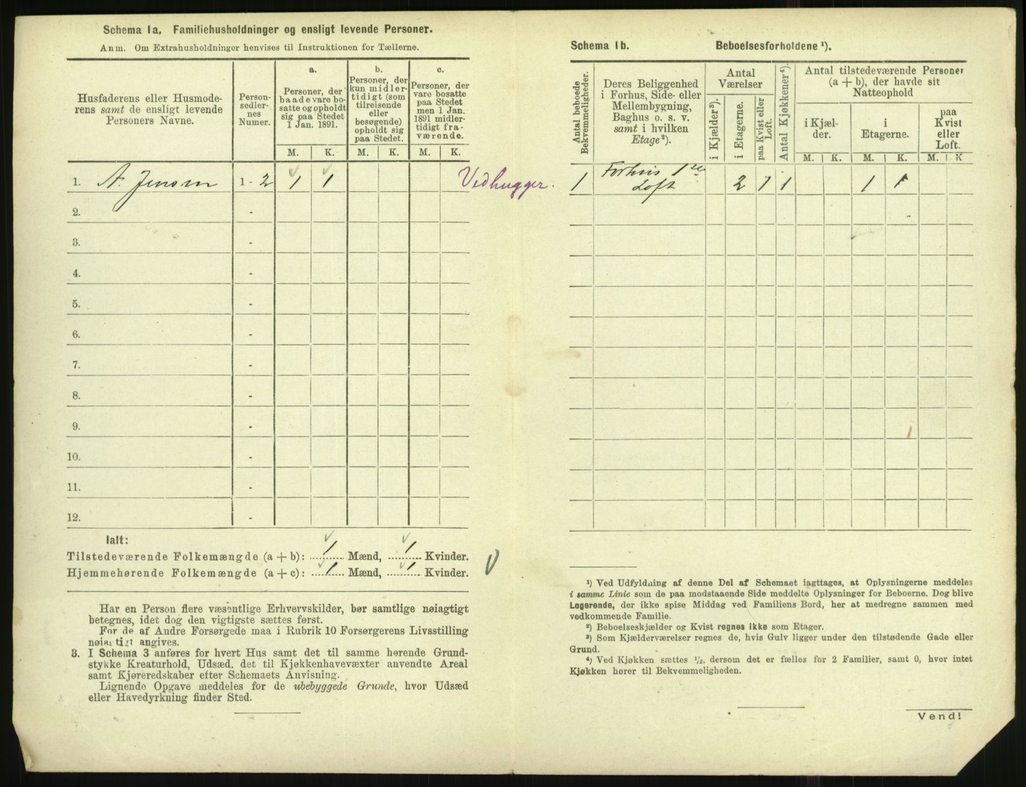 RA, 1891 census for 1002 Mandal, 1891, p. 1192