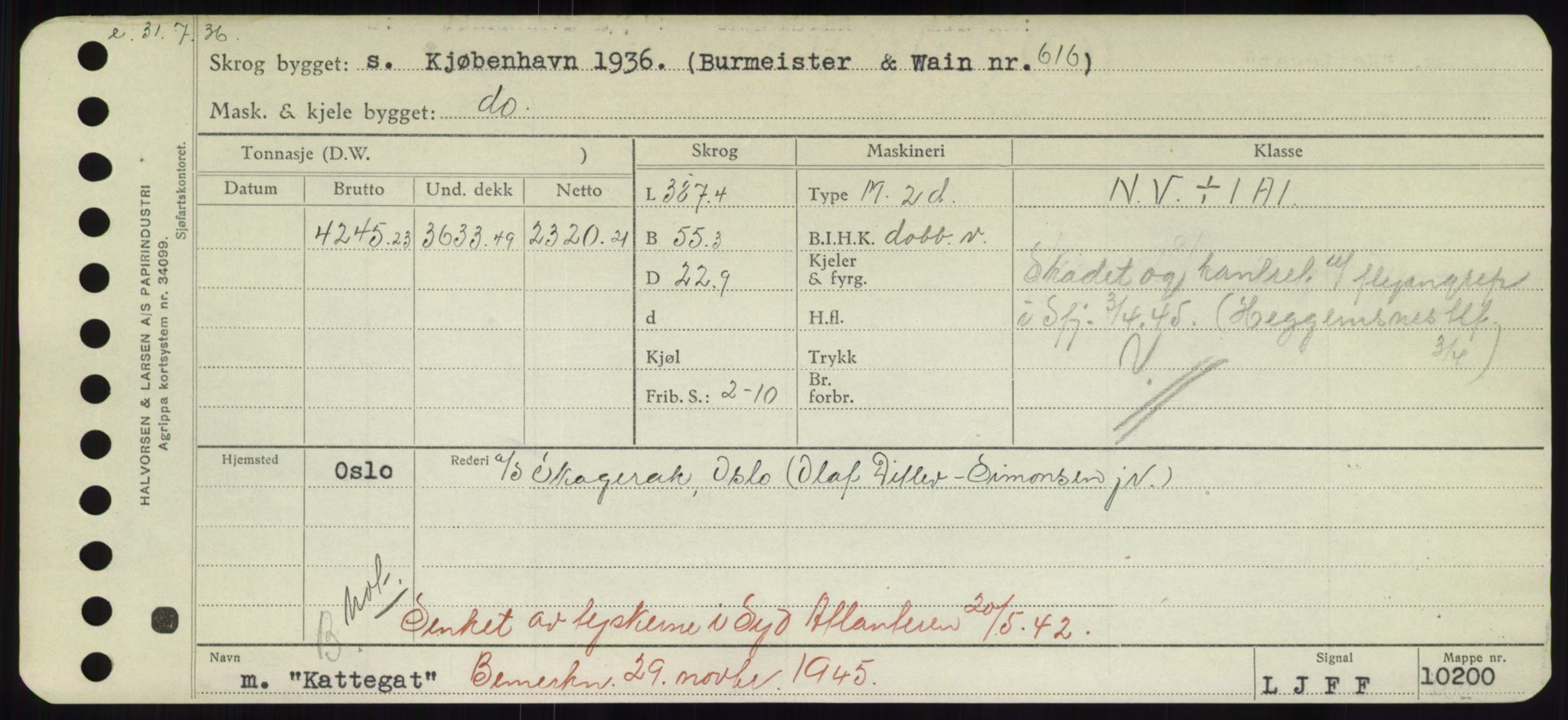 Sjøfartsdirektoratet med forløpere, Skipsmålingen, RA/S-1627/H/Hd/L0020: Fartøy, K-Kon, p. 187