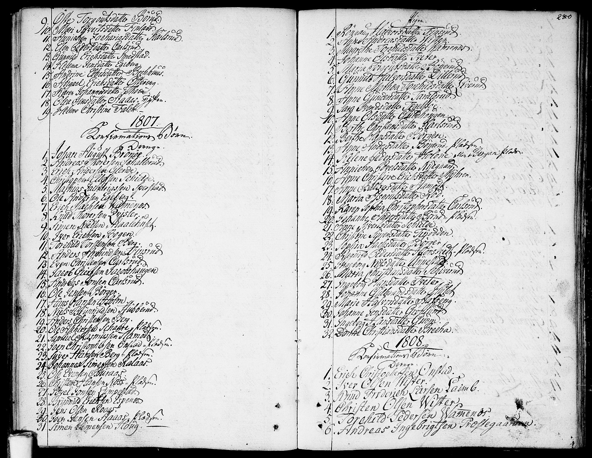 Skiptvet prestekontor Kirkebøker, AV/SAO-A-20009/F/Fa/L0004: Parish register (official) no. 4, 1794-1814, p. 280