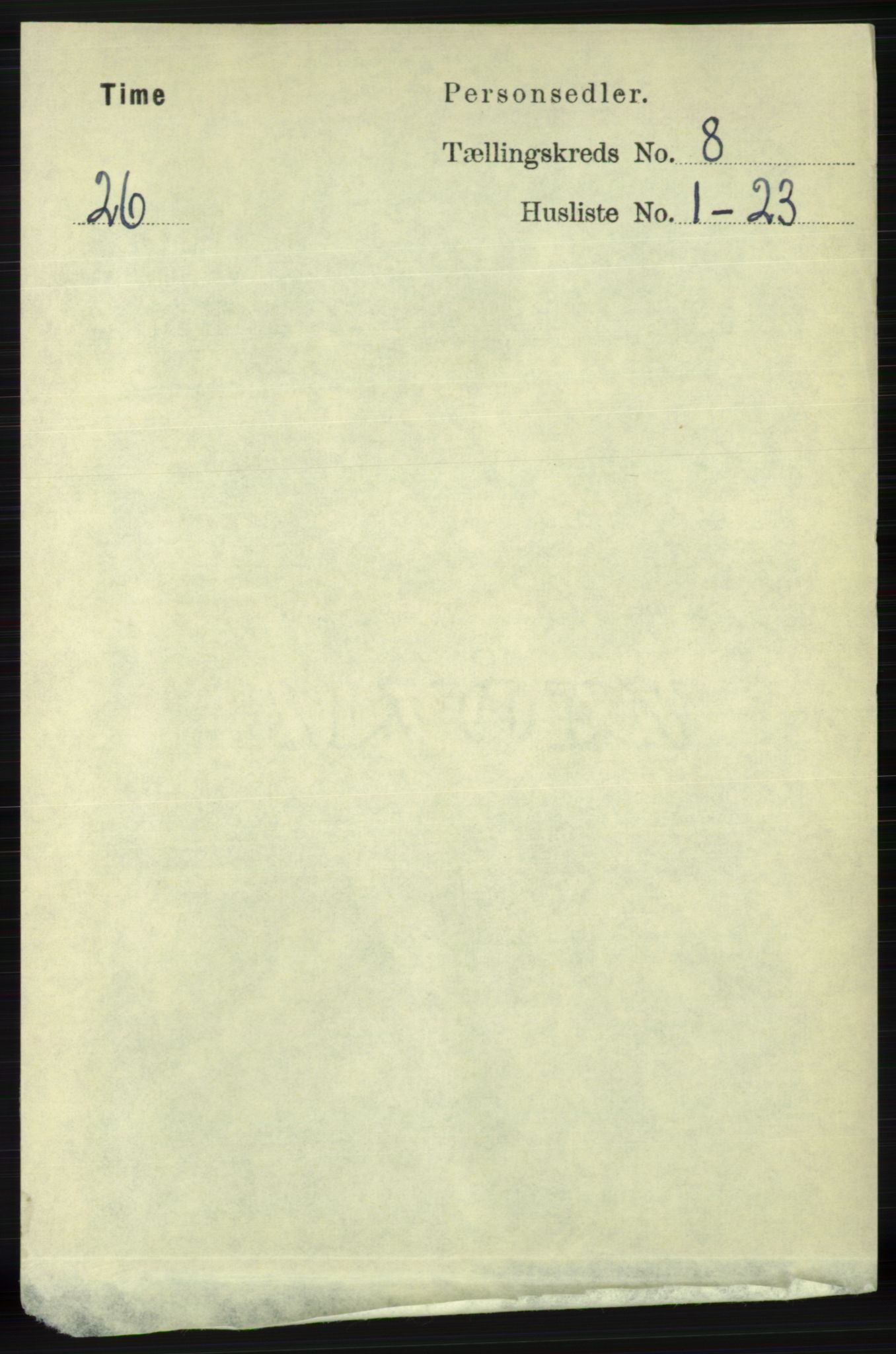 RA, 1891 census for 1121 Time, 1891, p. 2968