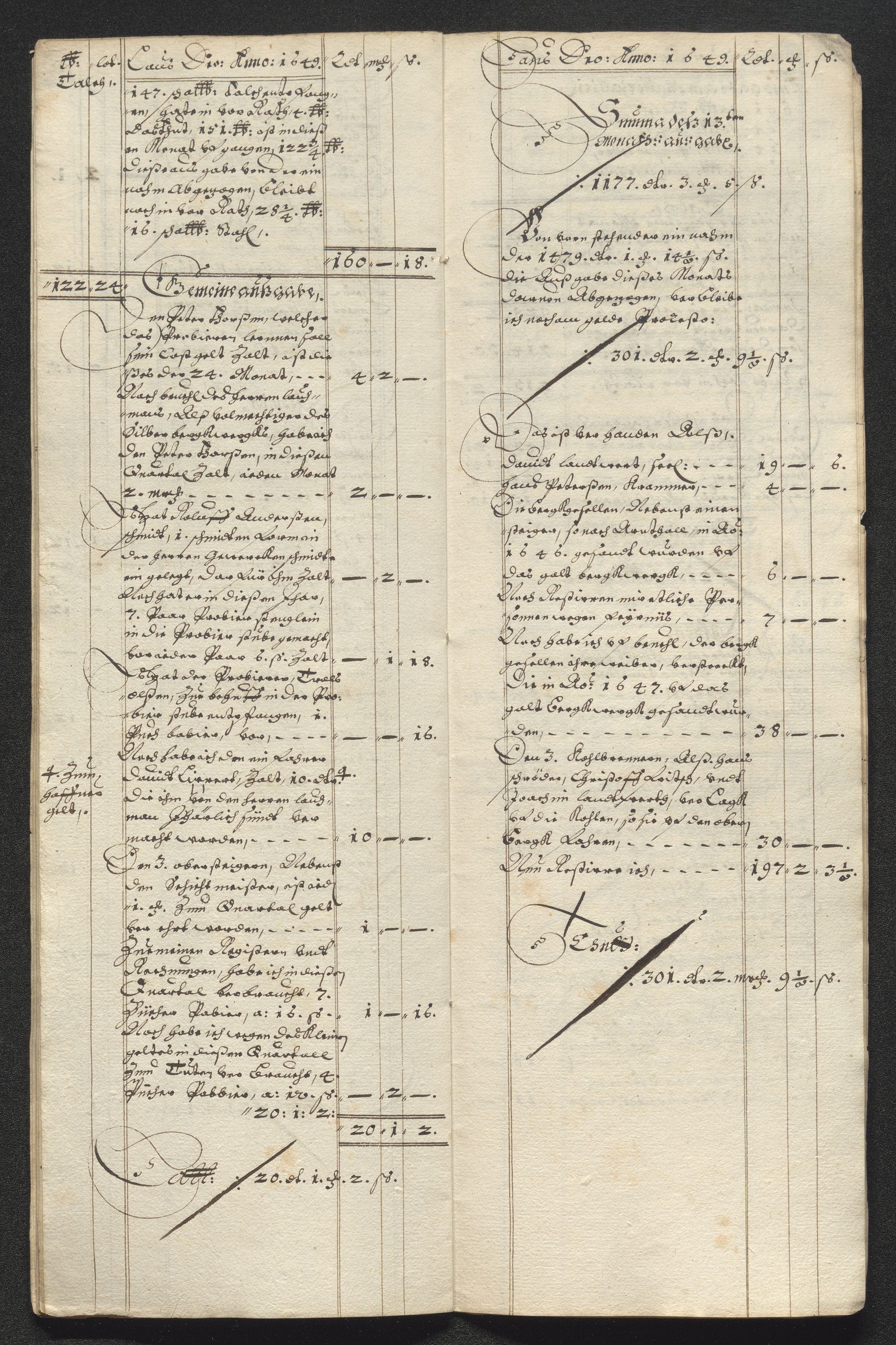 Kongsberg Sølvverk 1623-1816, AV/SAKO-EA-3135/001/D/Dc/Dcd/L0023: Utgiftsregnskap for gruver m.m., 1649, p. 559