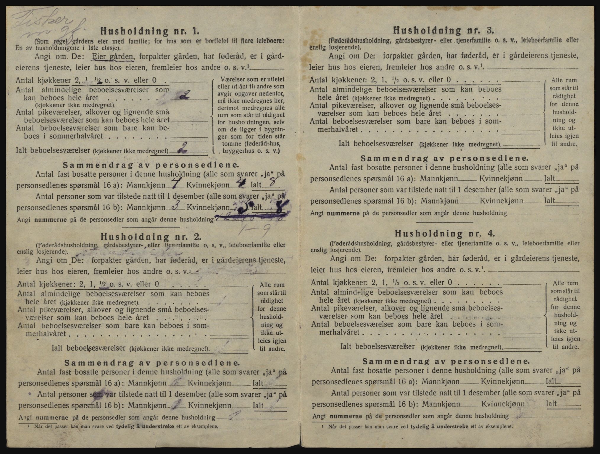 SATØ, 1920 census for Sørfjord, 1920, p. 224