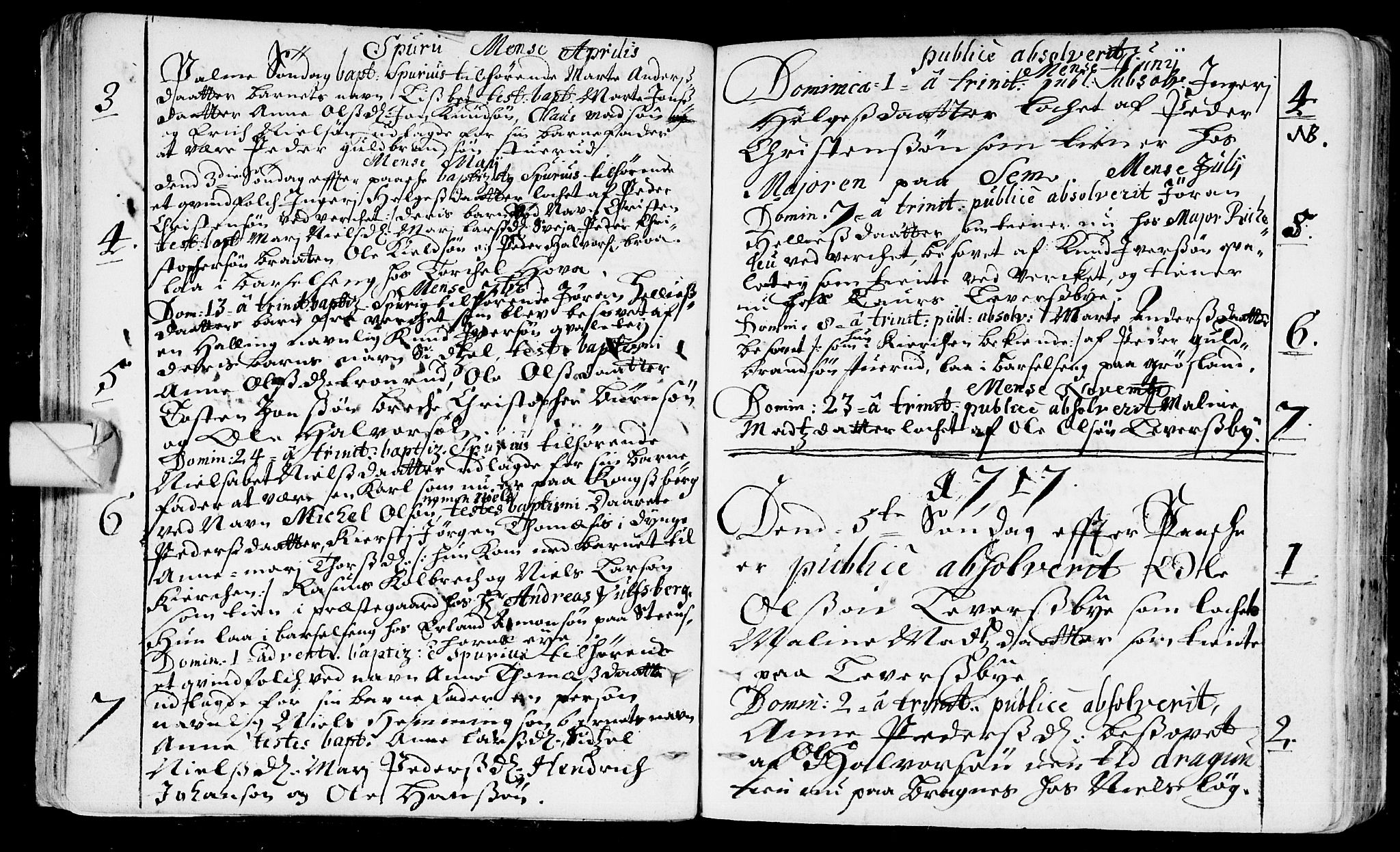 Eiker kirkebøker, AV/SAKO-A-4/F/Fa/L0004: Parish register (official) no. I 4, 1705-1763