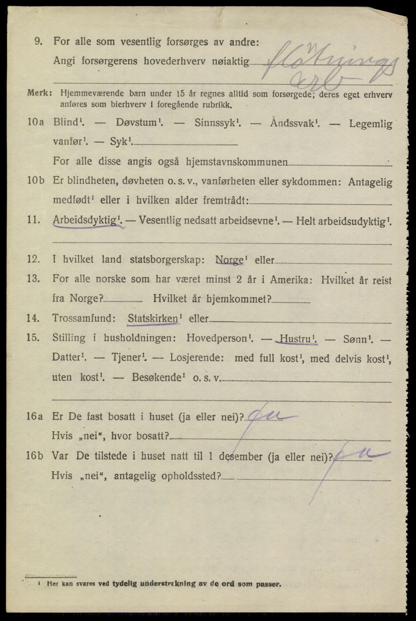 SAKO, 1920 census for Heddal, 1920, p. 4447