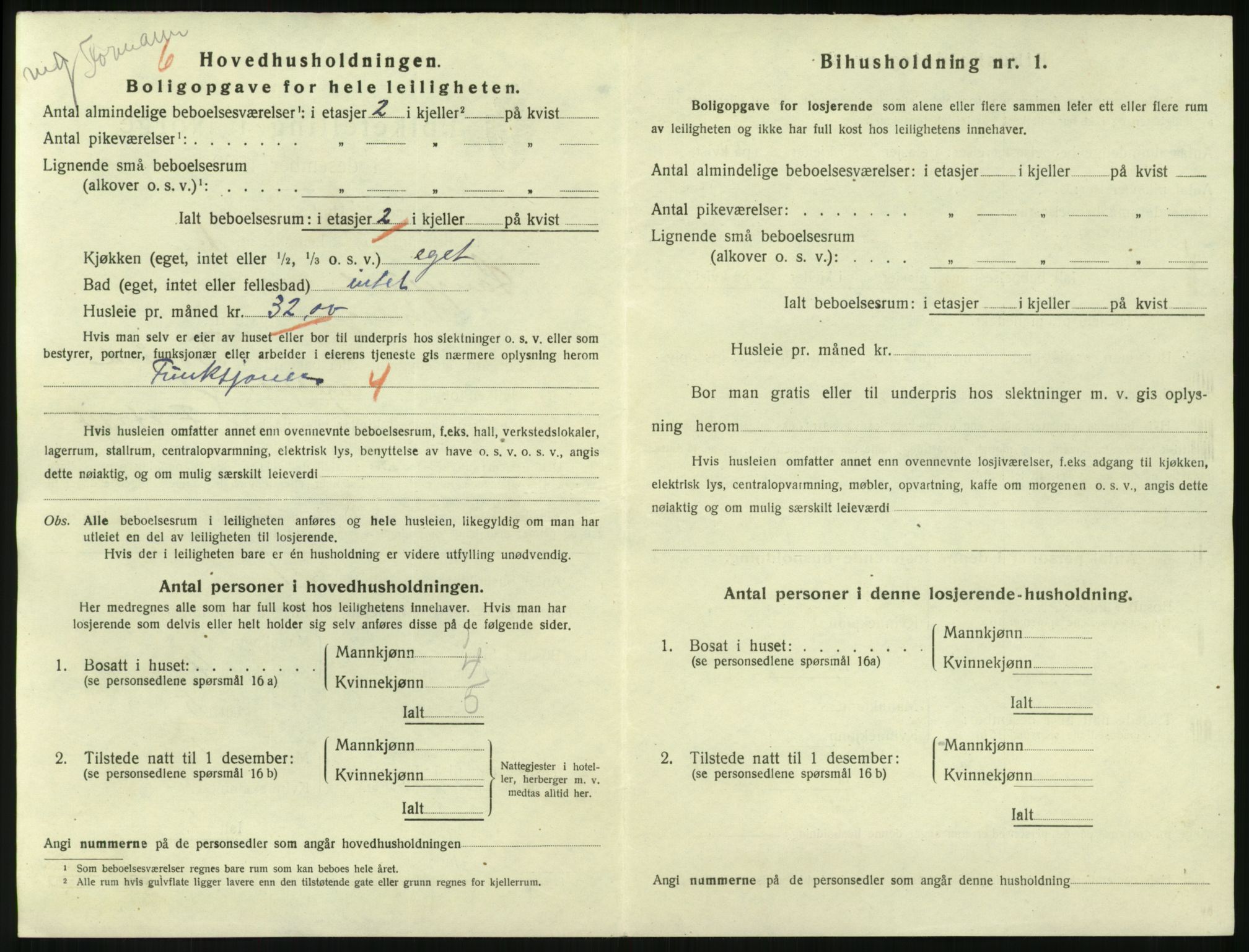 SAKO, 1920 census for Langesund, 1920, p. 1654