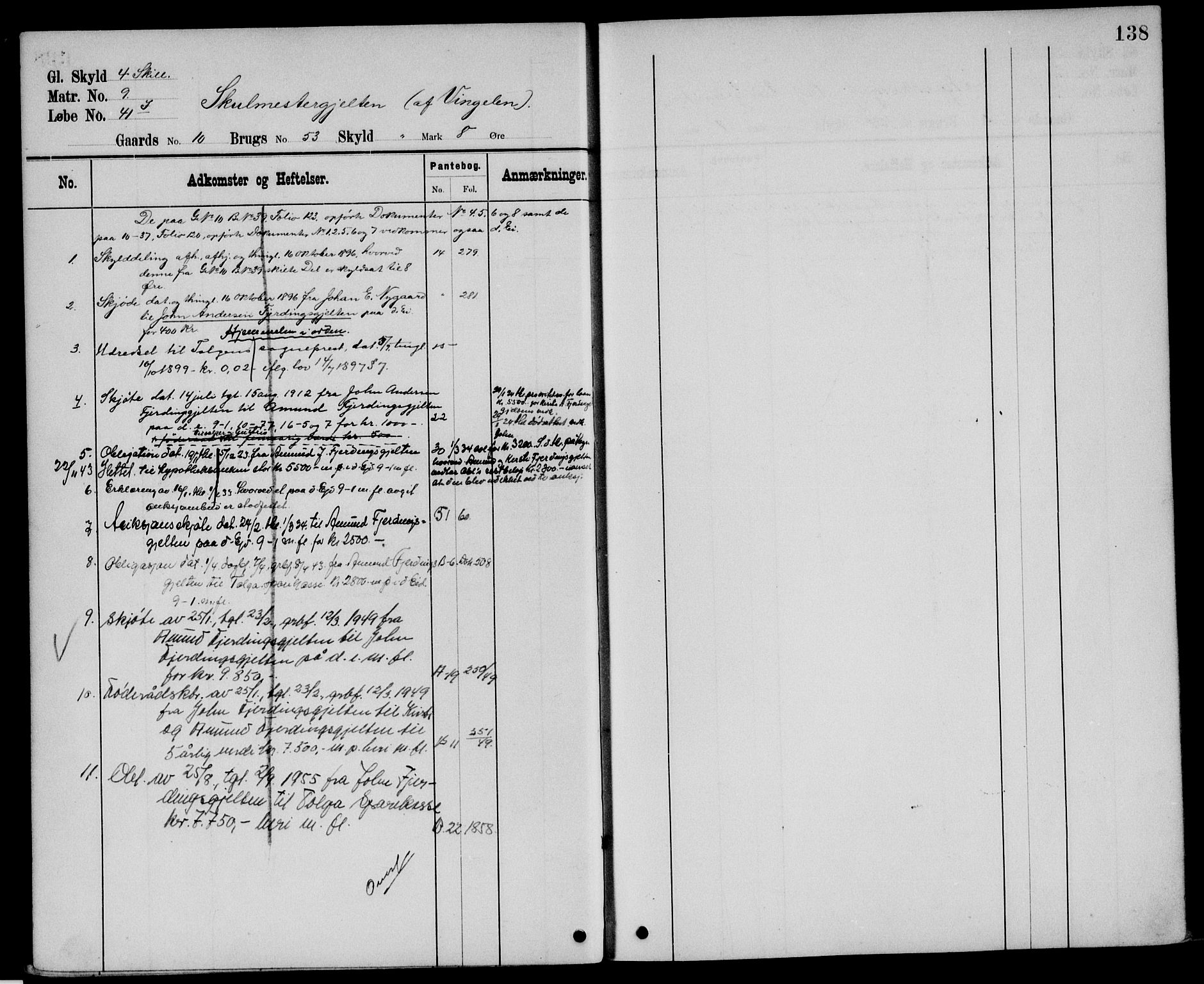 Nord-Østerdal tingrett, AV/SAH-TING-020/H/Ha/Hah/L0048: Mortgage register no. 1, 1897, p. 138