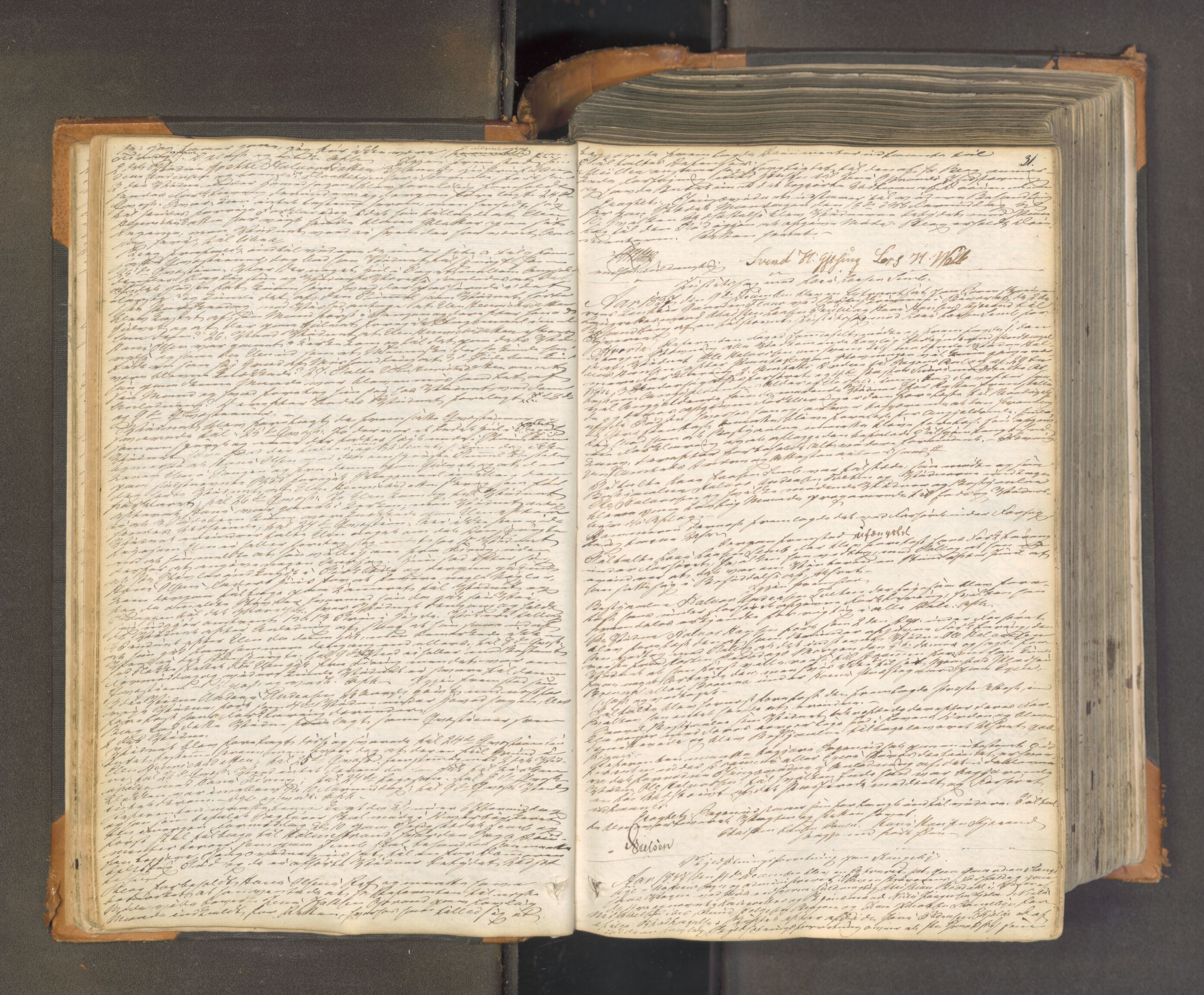 Søndre Jarlsberg sorenskriveri, AV/SAKO-A-129/F/Fa/L0033: Tingbok, 1837-1845, p. 30b-31a