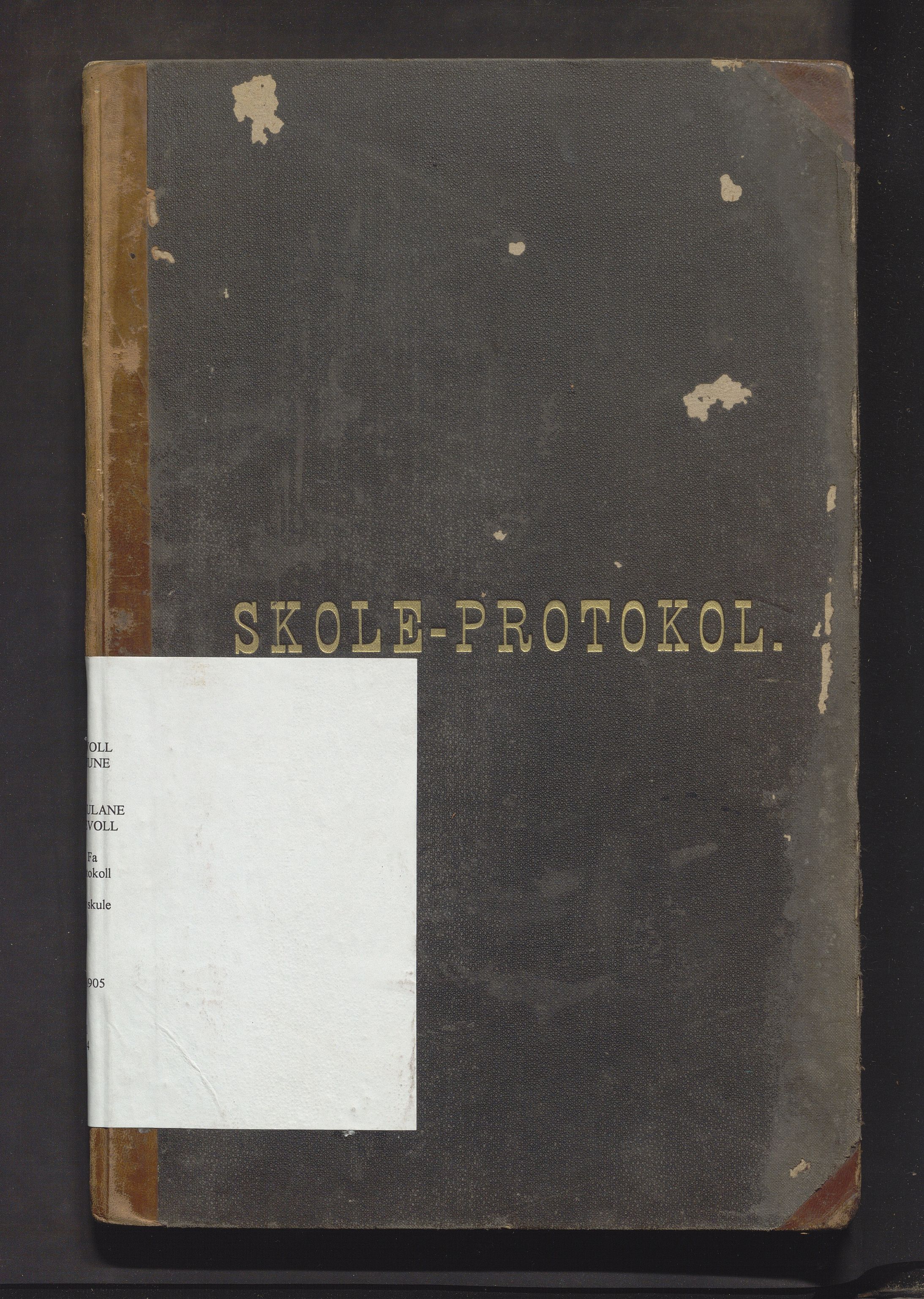 Austevoll kommune. Barneskulane, IKAH/1244-231/F/Fa/L0004: Skuleprotokoll for Møgster skule, 1893-1905