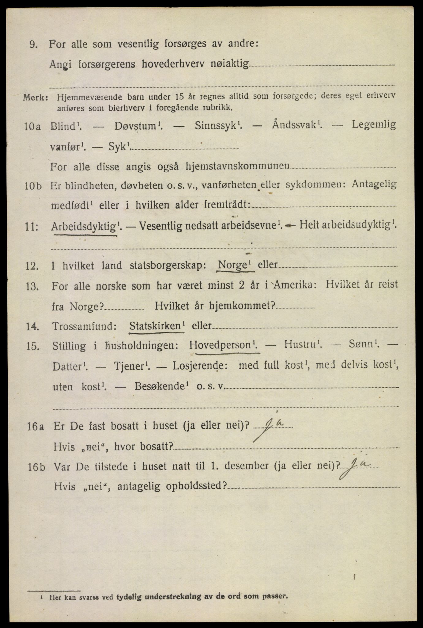 SAKO, 1920 census for Borre, 1920, p. 4181