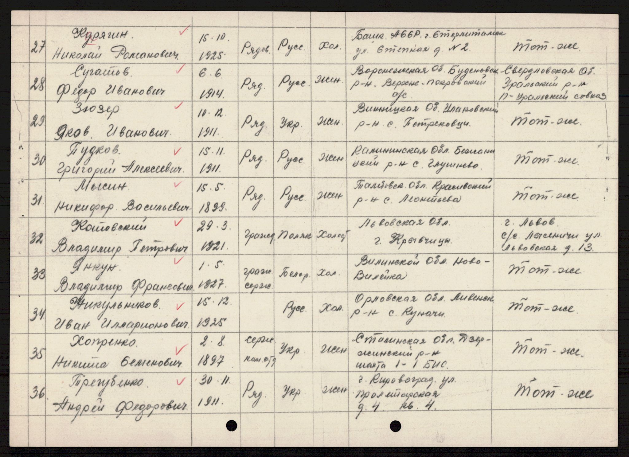 Flyktnings- og fangedirektoratet, Repatrieringskontoret, AV/RA-S-1681/D/Db/L0021: Displaced Persons (DPs) og sivile tyskere, 1945-1948, p. 559