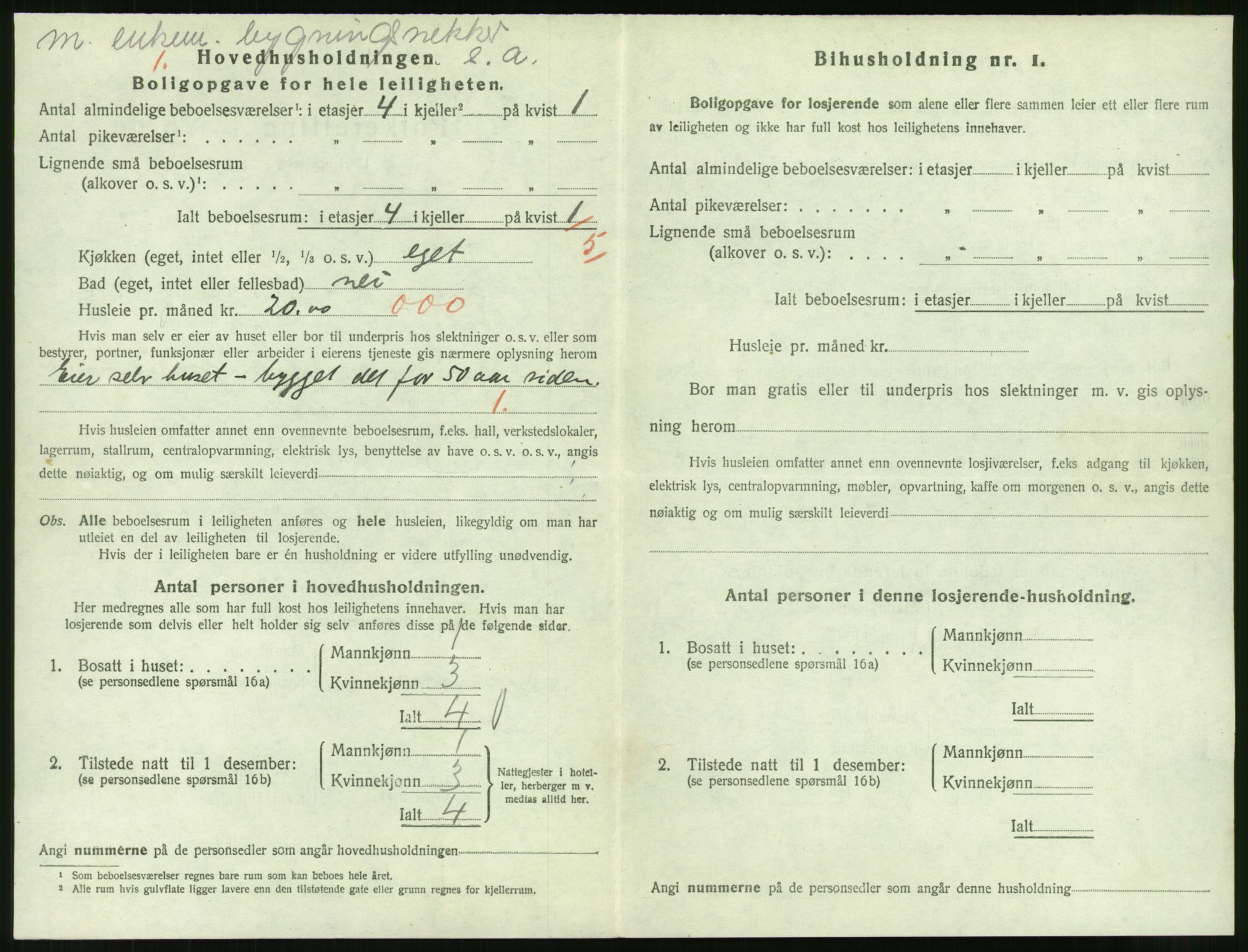 SAST, 1920 census for Sandnes, 1920, p. 94