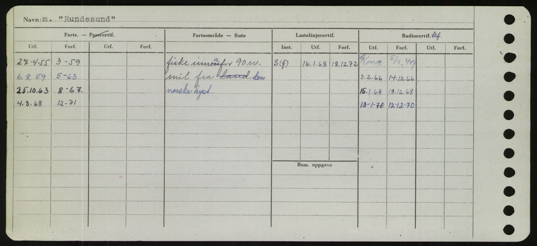 Sjøfartsdirektoratet med forløpere, Skipsmålingen, AV/RA-S-1627/H/Hd/L0031: Fartøy, Rju-Sam, p. 312