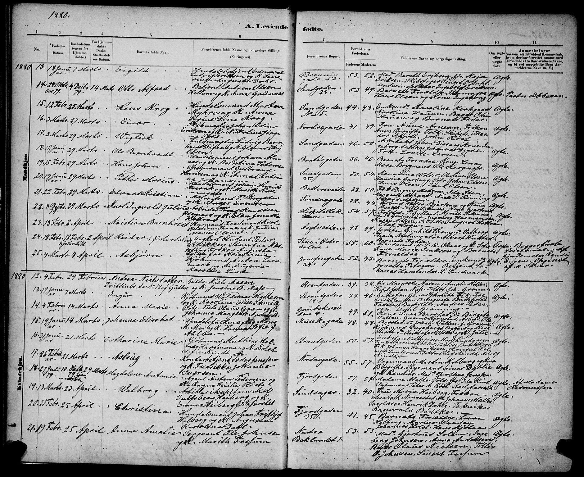 Ministerialprotokoller, klokkerbøker og fødselsregistre - Sør-Trøndelag, AV/SAT-A-1456/602/L0143: Parish register (copy) no. 602C11, 1878-1902