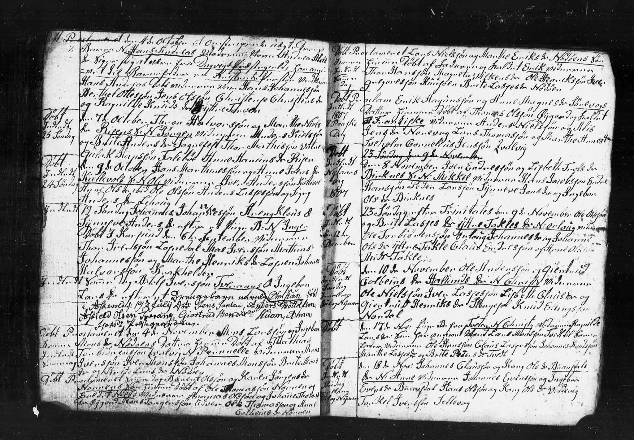 Gulen sokneprestembete, AV/SAB-A-80201/H/Hab: Parish register (copy) no. A 2, 1791-1814