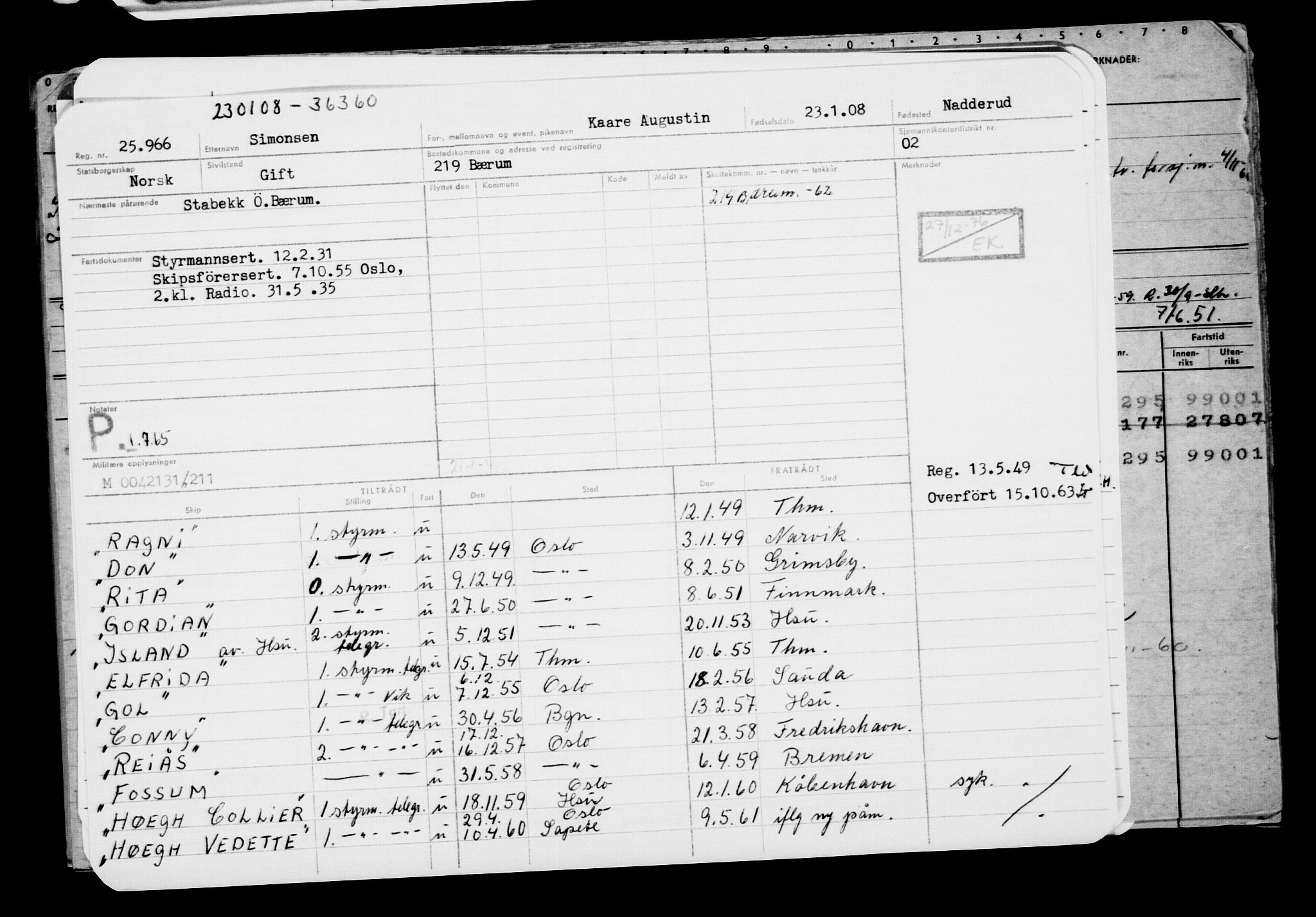 Direktoratet for sjømenn, AV/RA-S-3545/G/Gb/L0075: Hovedkort, 1908, p. 289