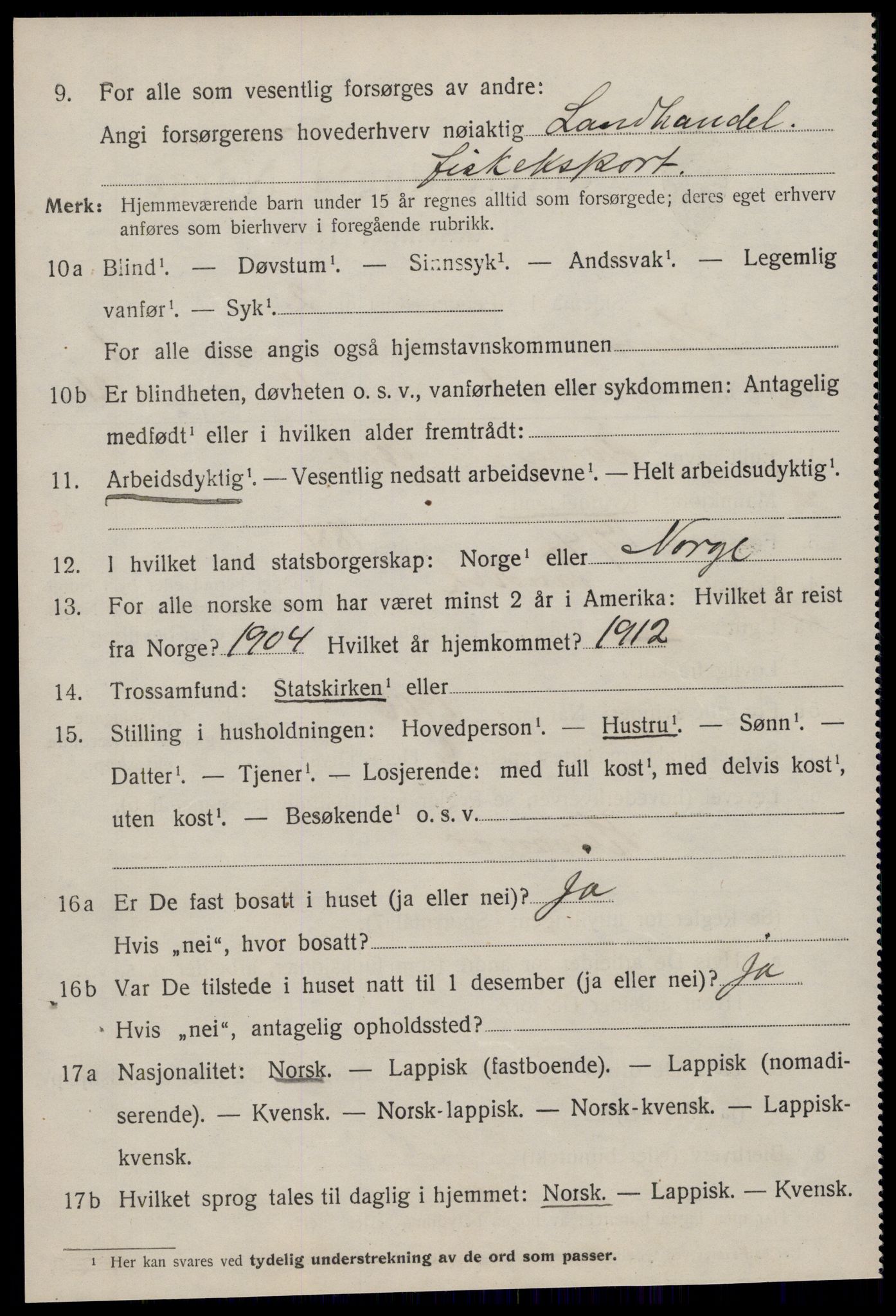 SAT, 1920 census for Heim, 1920, p. 610