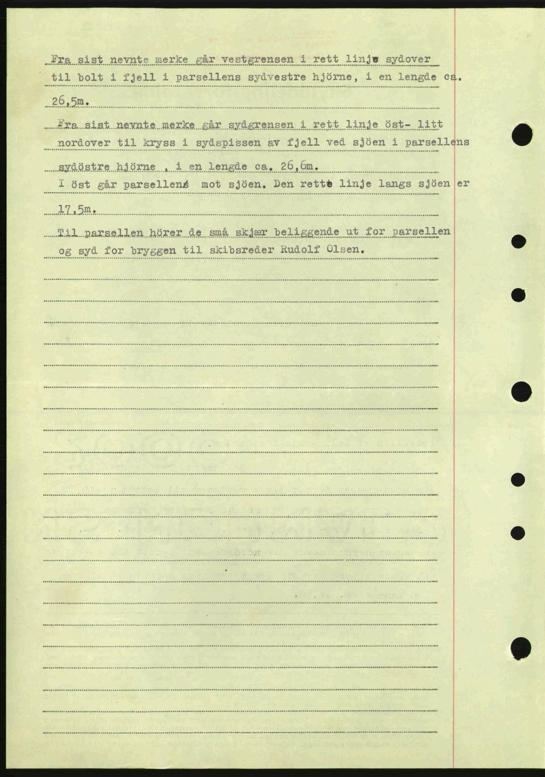 Tønsberg sorenskriveri, AV/SAKO-A-130/G/Ga/Gaa/L0017a: Mortgage book no. A17a, 1945-1945, Diary no: : 1271/1945