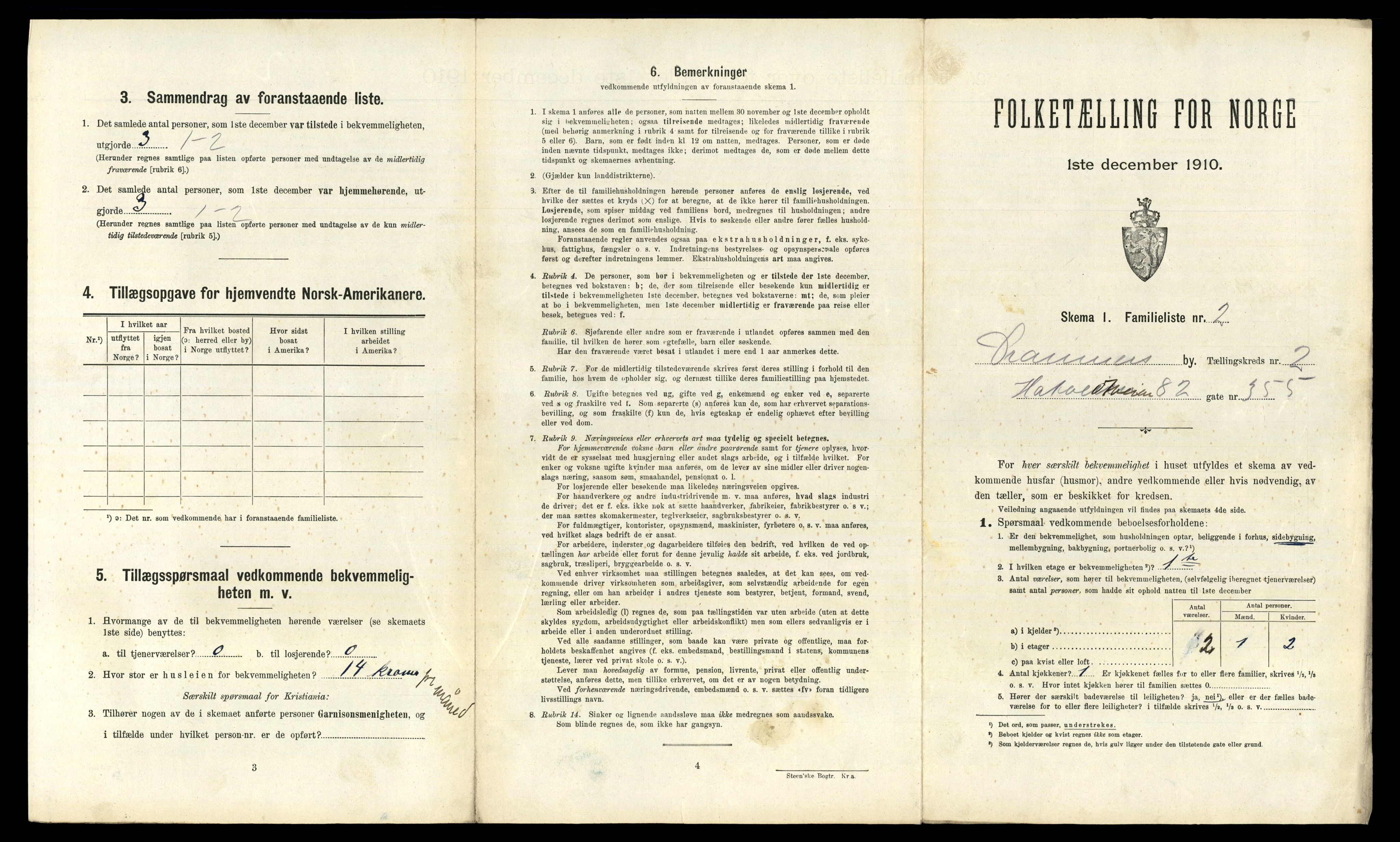 RA, 1910 census for Drammen, 1910, p. 1004