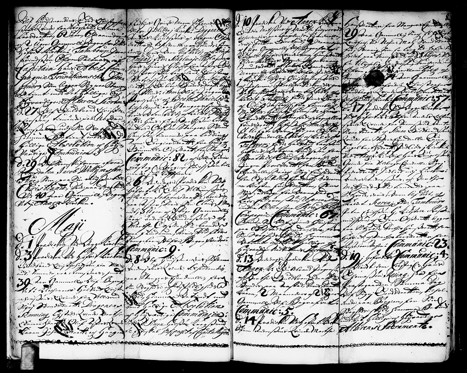 Ullensaker prestekontor Kirkebøker, AV/SAO-A-10236a/F/Fa/L0003: Parish register (official) no. I 3, 1711-1720, p. 8