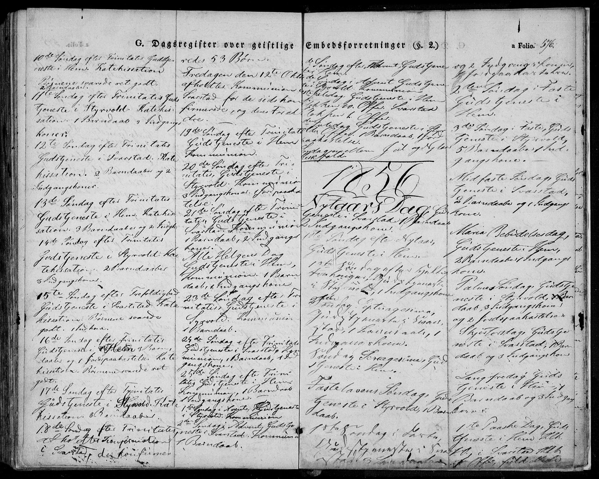 Lardal kirkebøker, SAKO/A-350/F/Fa/L0006: Parish register (official) no. I 6, 1835-1860, p. 576