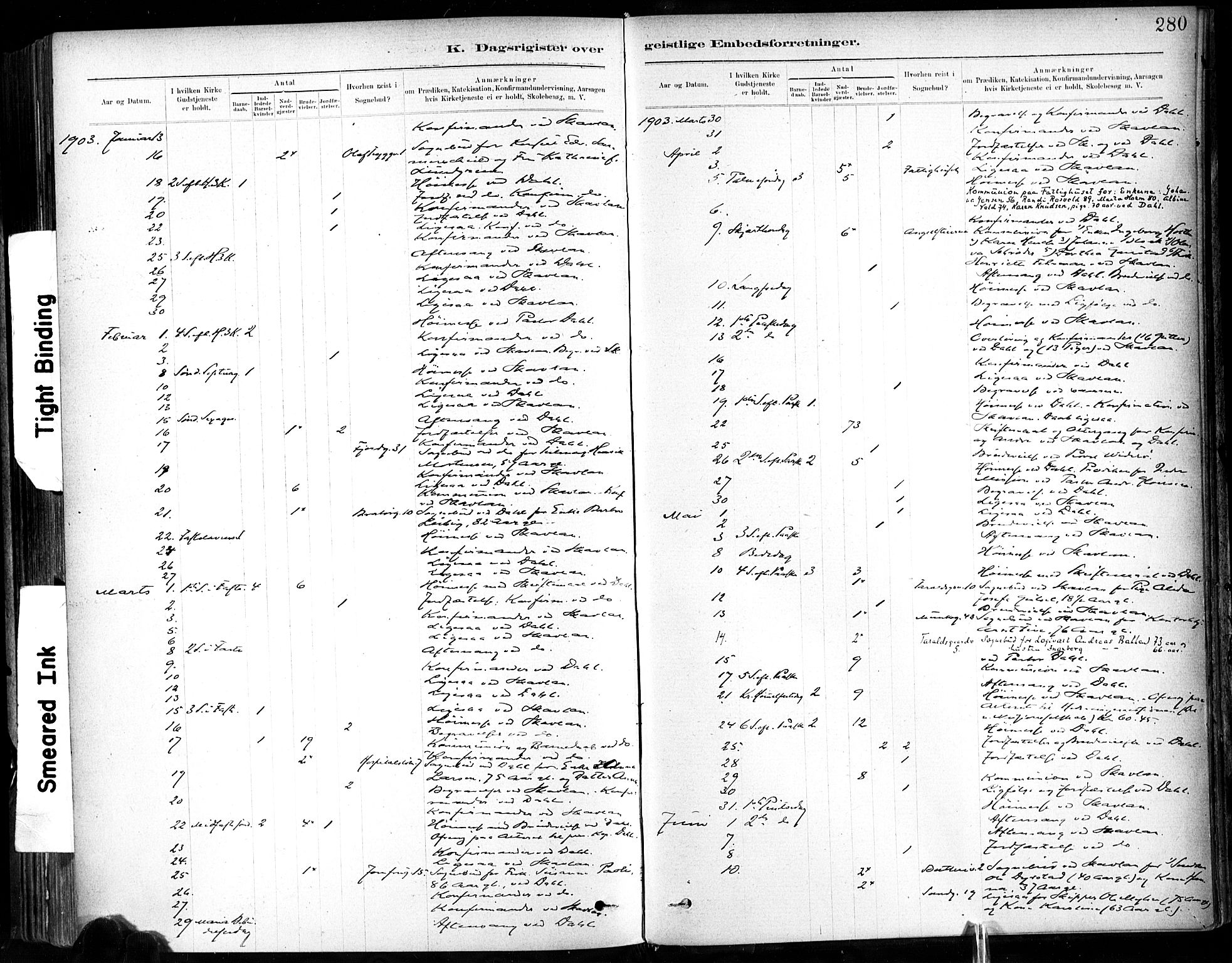 Ministerialprotokoller, klokkerbøker og fødselsregistre - Sør-Trøndelag, SAT/A-1456/602/L0120: Parish register (official) no. 602A18, 1880-1913, p. 280