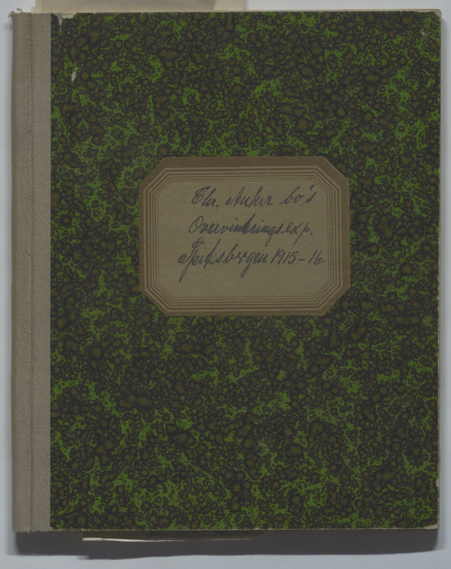 Store Norske Spitsbergen Kulkompani A/S, AV/SATØ-P-0073/01/X15/L0452/0011: Green Harbour / Green Harbour - Chr. Ankers bo, Dagbok for overvintringen av Johannes Hagen, 1915-1916