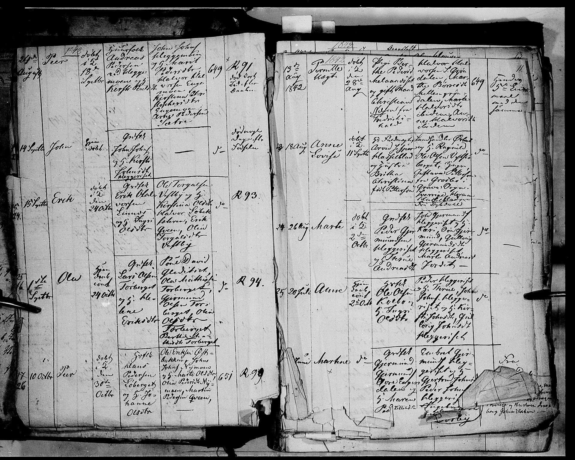 Trysil prestekontor, AV/SAH-PREST-046/H/Ha/Haa/L0004: Parish register (official) no. 4 /1, 1842-1850, p. 10-11